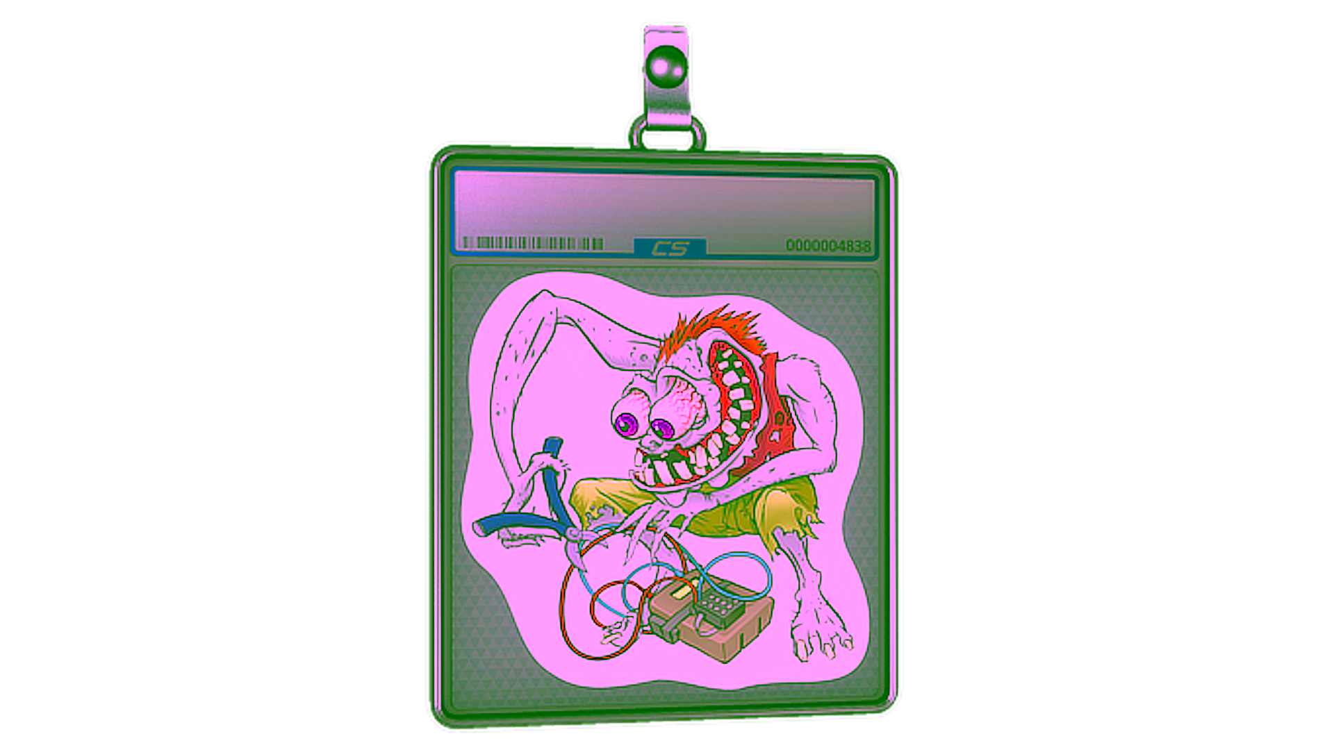 Display for Sticker Slab | White Bombster