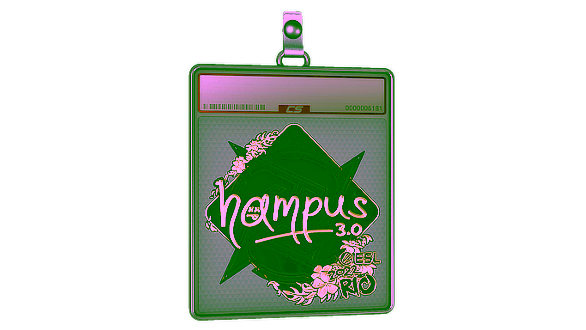 Display for Sticker Slab | hampus (Gold) | Rio 2022