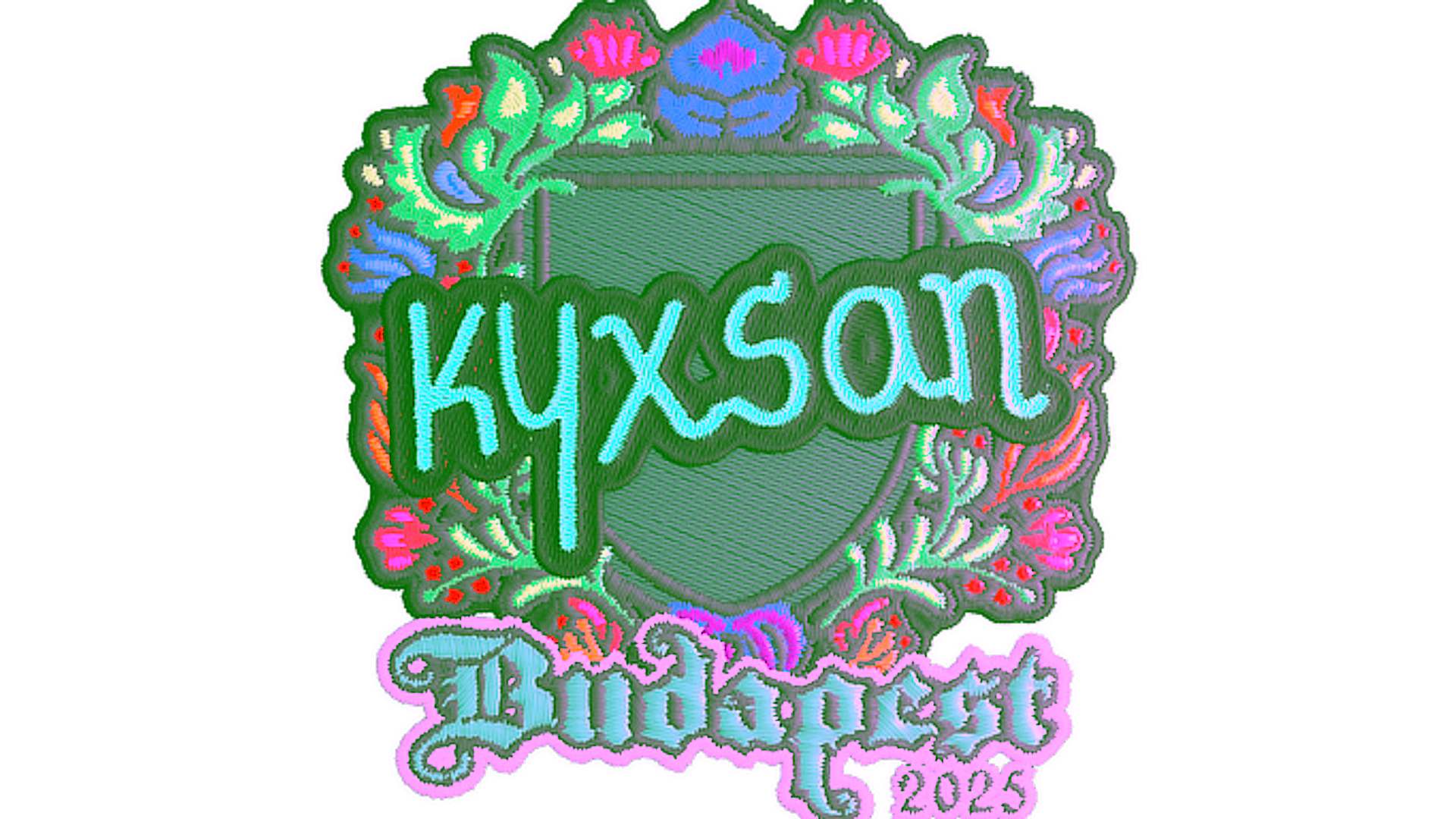 Rodyti Sticker | kyxsan (Embroidered) | Budapest 2025
