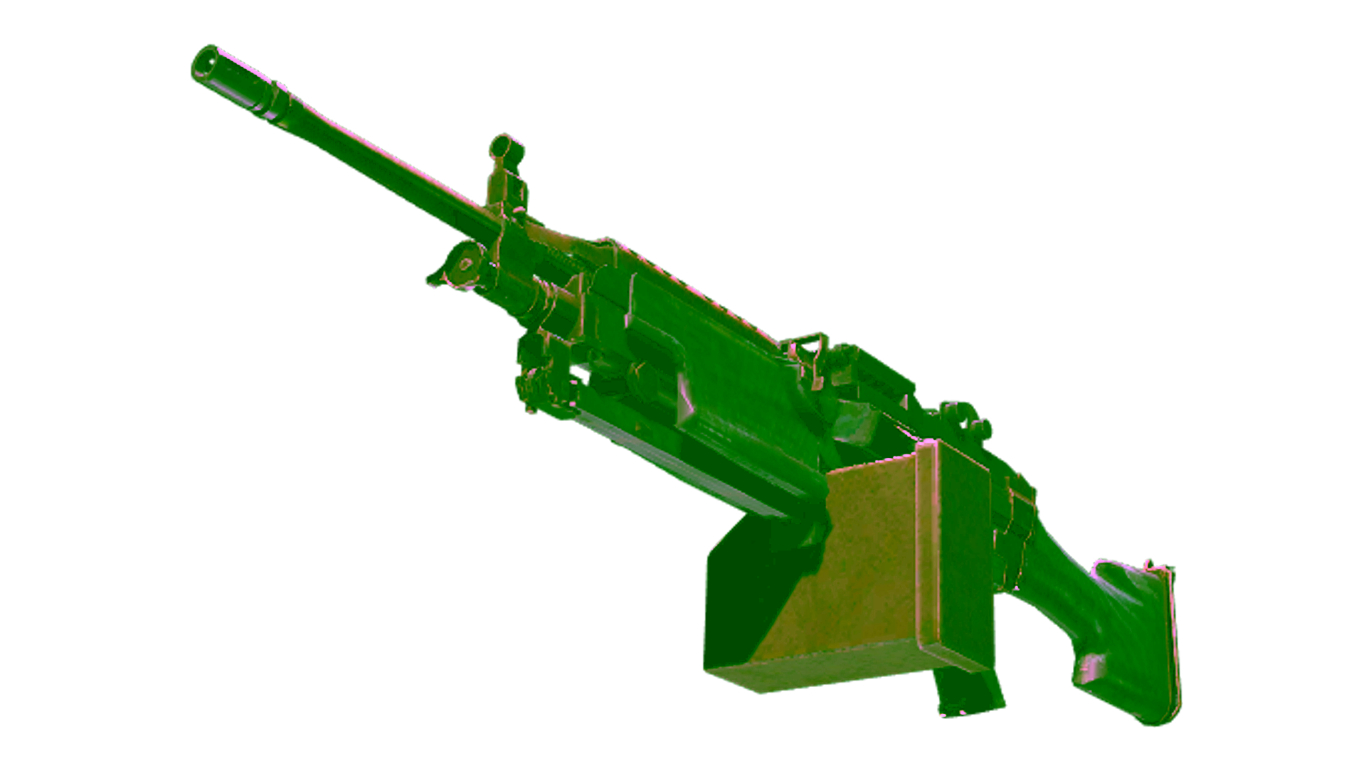 Дисплей для Souvenir M249 | Submerged (Battle-Scarred)
