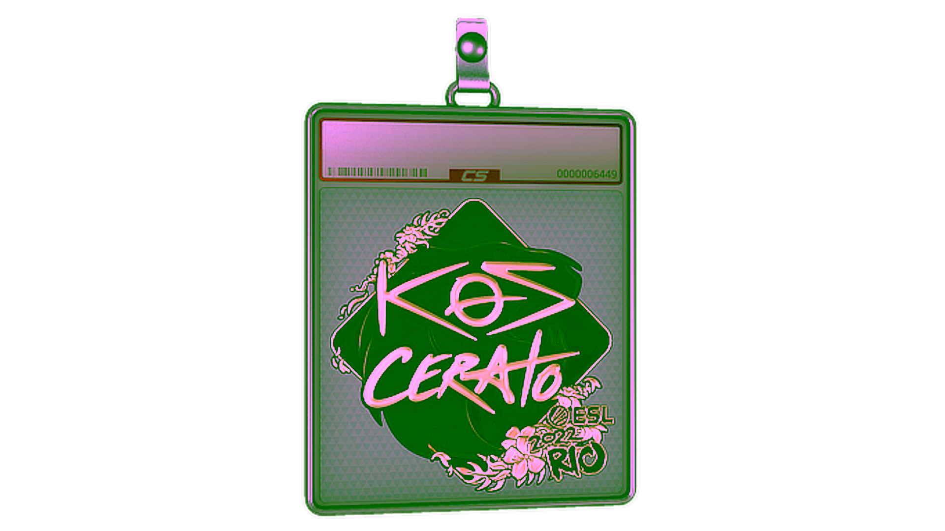 Display for Sticker Slab | KSCERATO (Gold) | Rio 2022