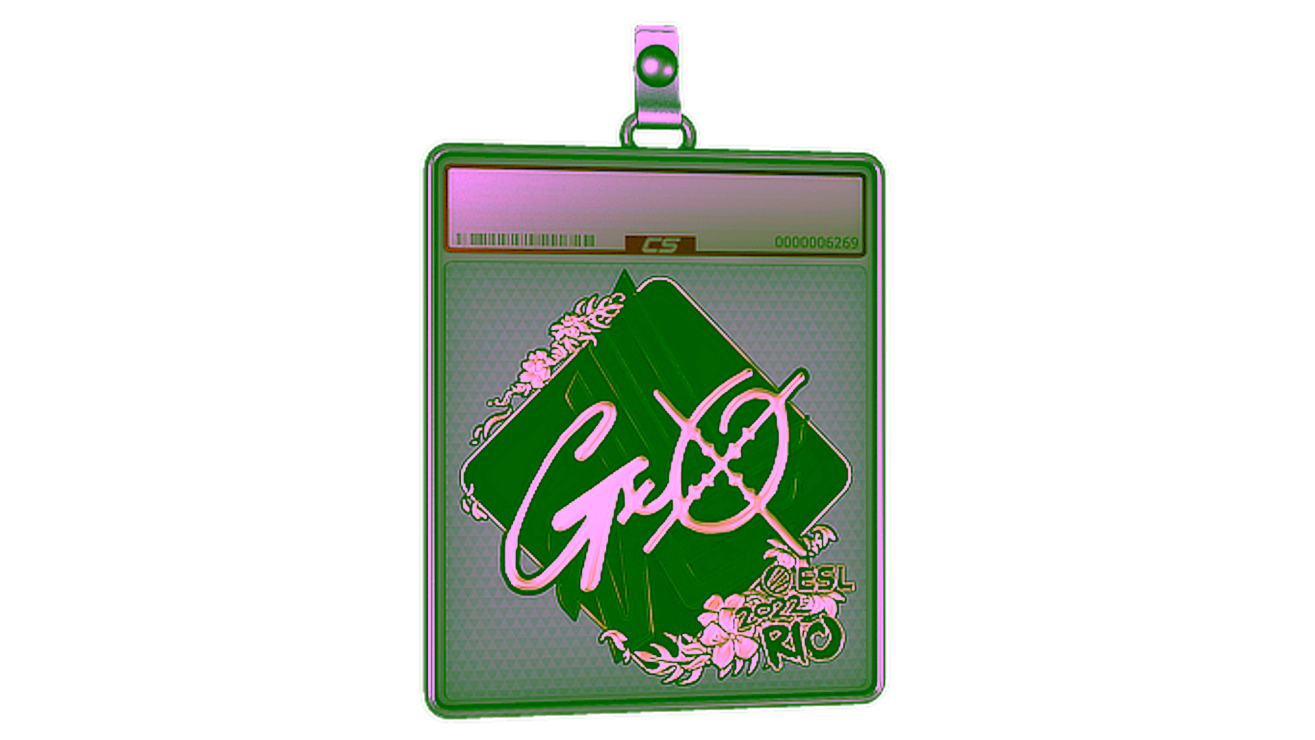 Display for Sticker Slab | gxx- (Gold) | Rio 2022