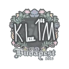 Sticker kl1m Budapest 2025
