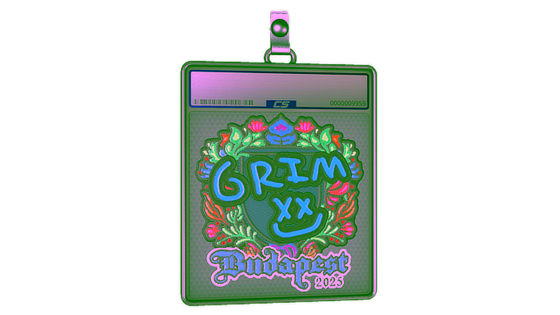 Display for Sticker Slab | Grim (Embroidered) | Budapest 2025