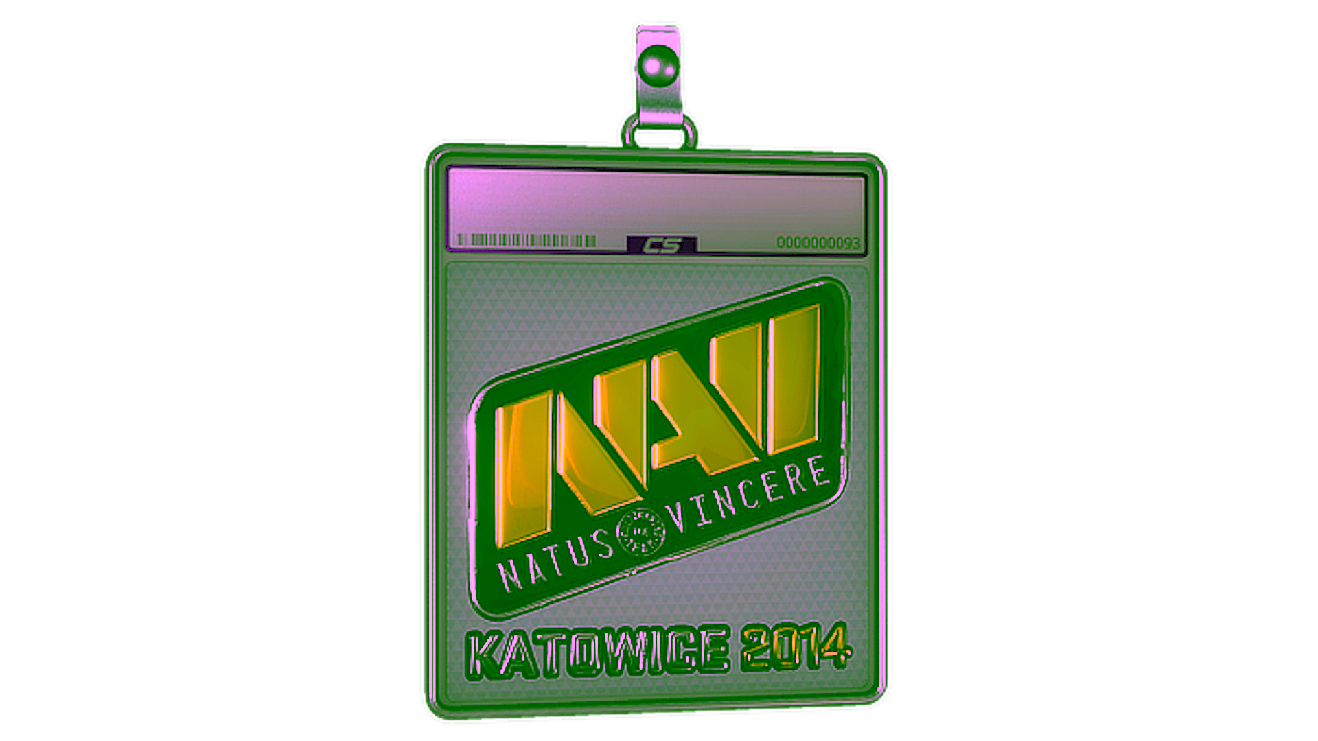 Display for Sticker Slab | Natus Vincere (Foil) | Katowice 2014