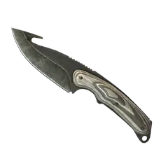 ★ Gut Knife | Black Laminate (Battle-Scarred)