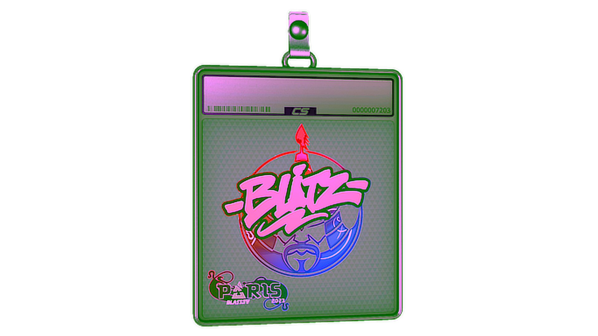 Exibição para Sticker Slab | bLitz (Holo) | Paris 2023