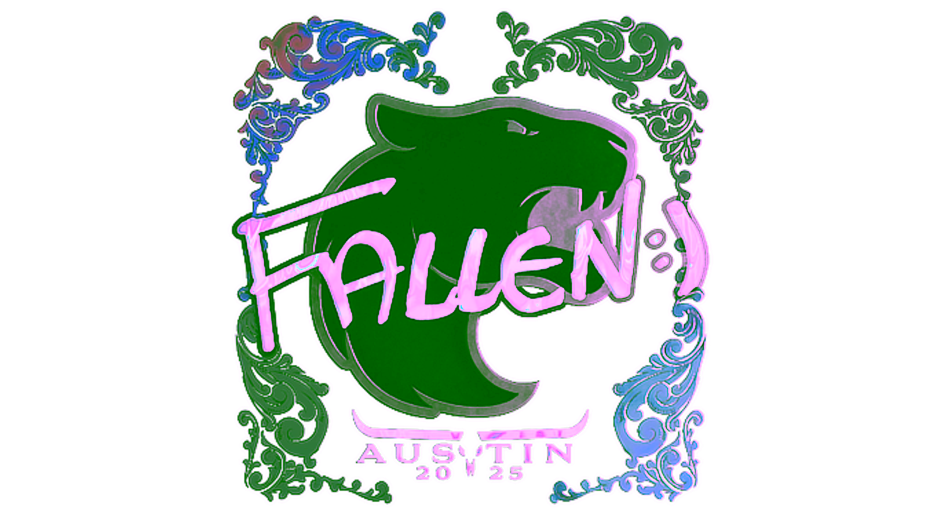Display for Sticker | FalleN (Holo) | Austin 2025