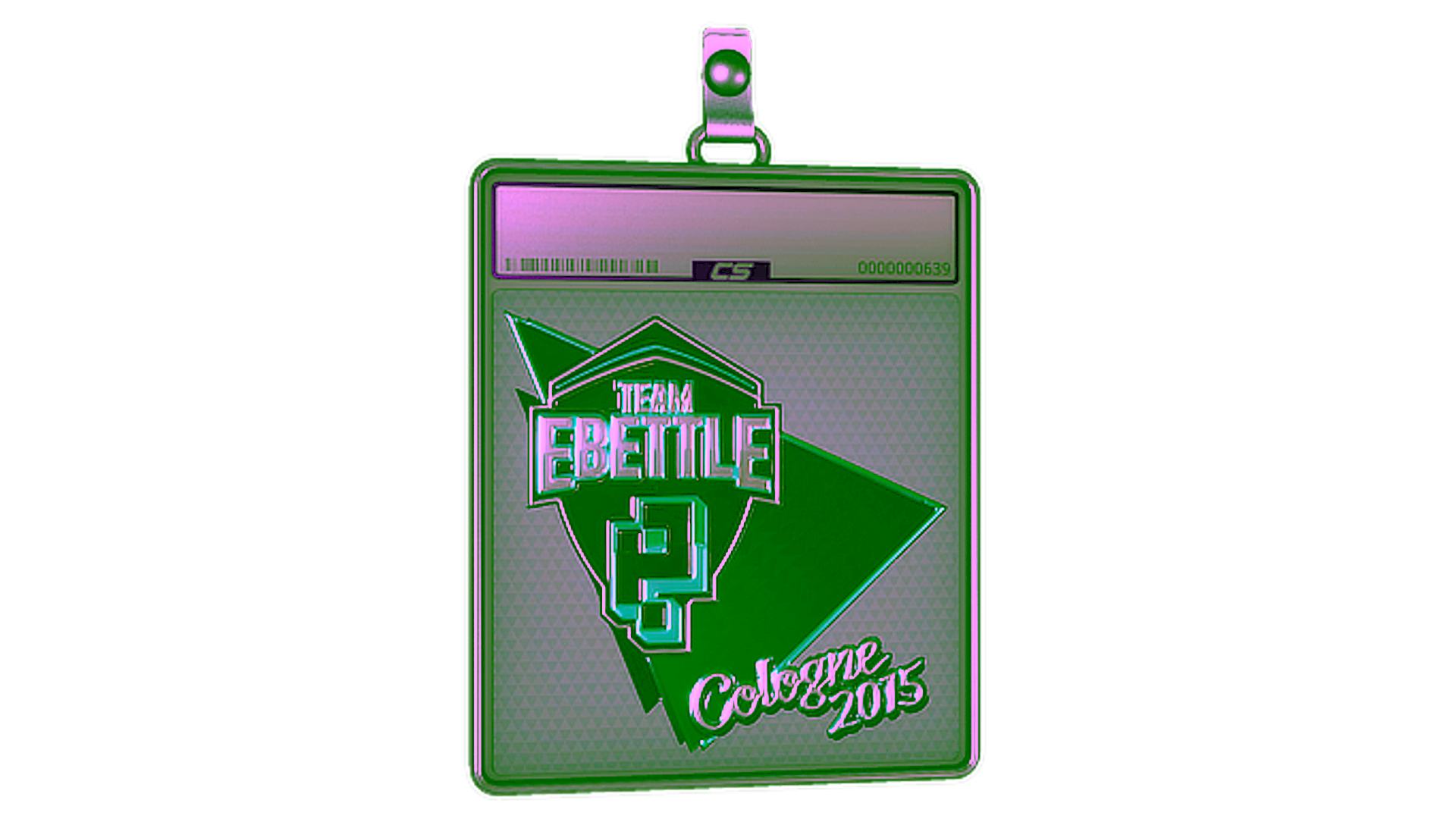 Rodyti Sticker Slab | Team eBettle (Foil) | Cologne 2015