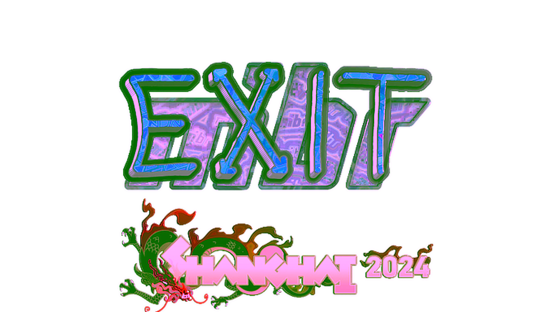 Sticker | exit (Holo) | Shanghai 2024 için görüntü