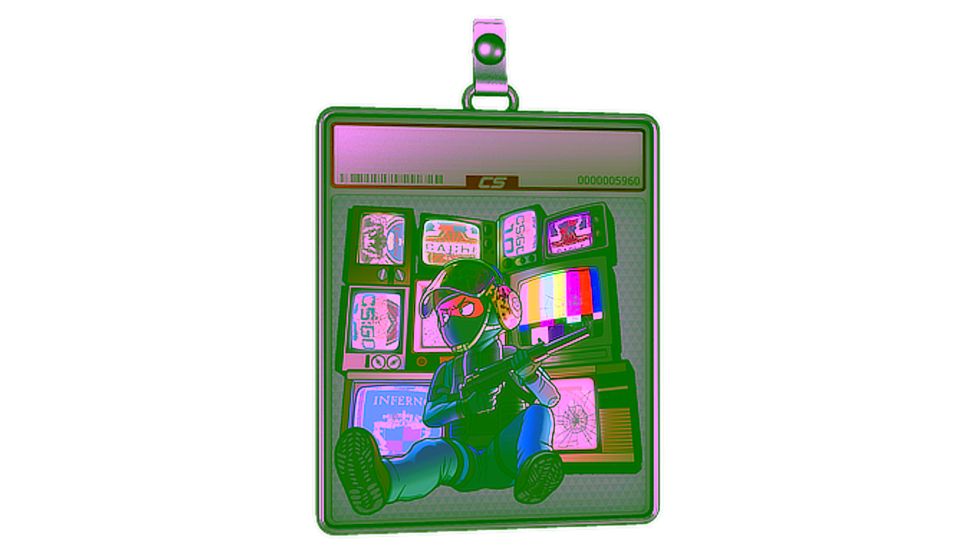 Mostrar para Sticker Slab | TV Installation (Lenticular)