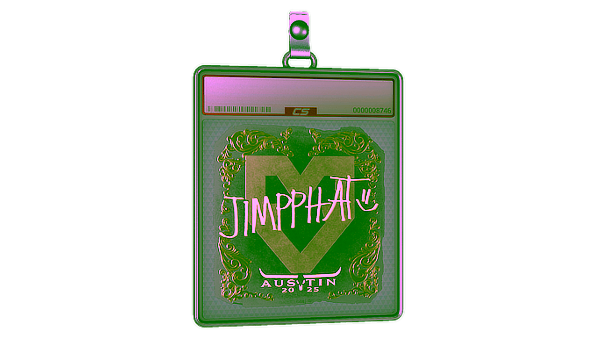 Sticker Slab | Jimpphat (Gold) | Austin 2025 için görüntü