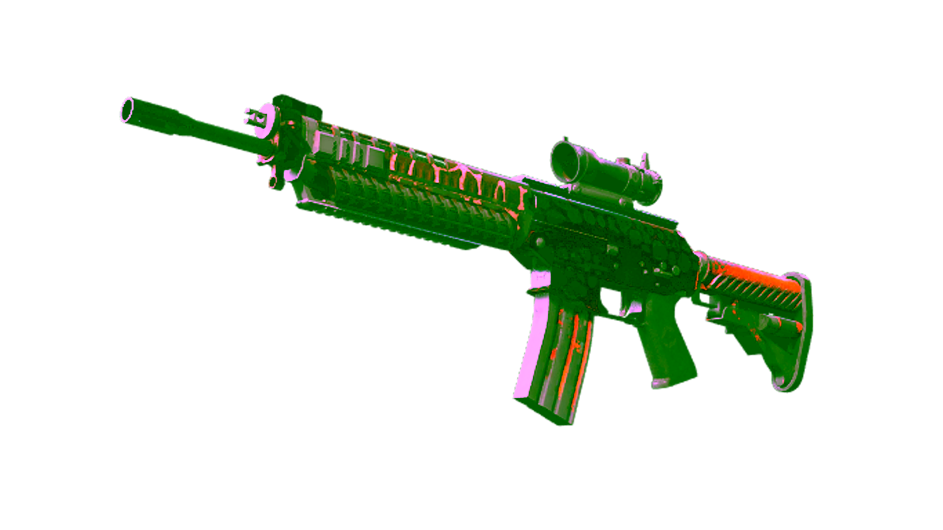 Дисплей для SG 553 | Tiger Moth (Battle-Scarred)