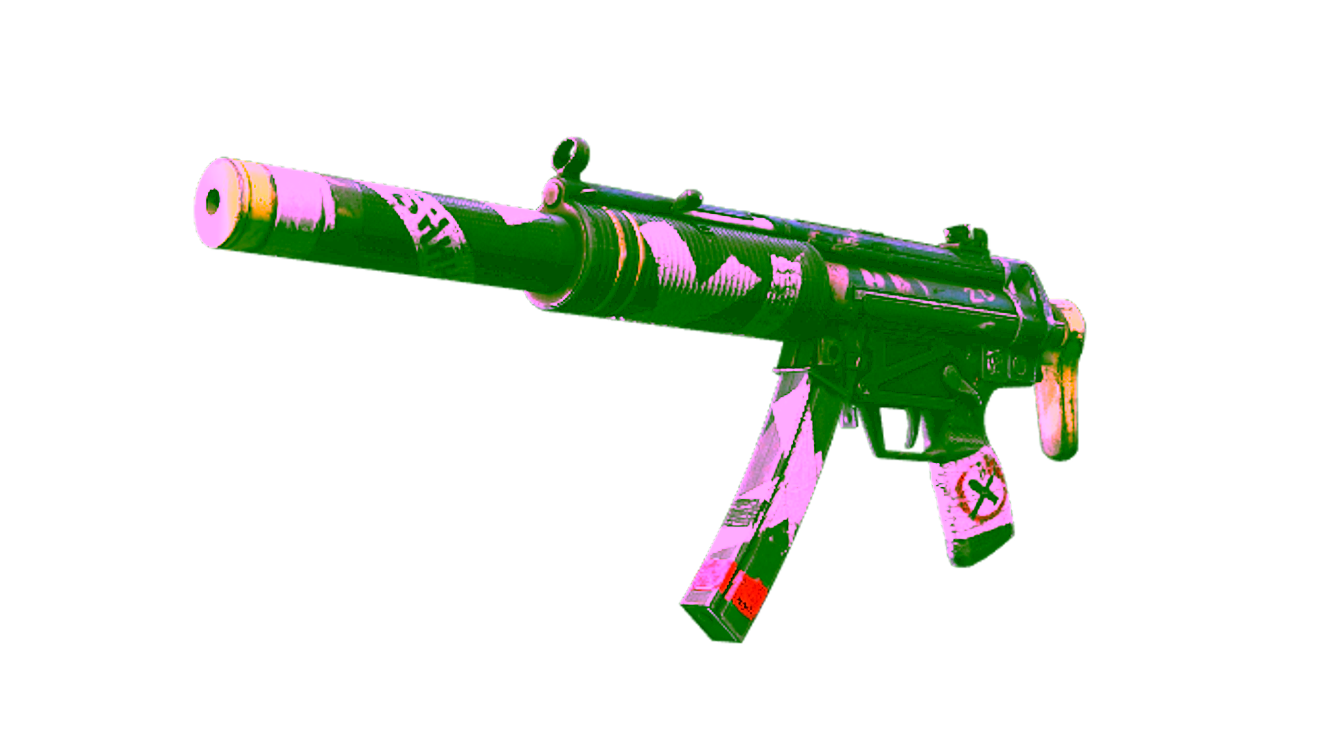 Display for StatTrak™ MP5-SD | Kitbash (Well-Worn)