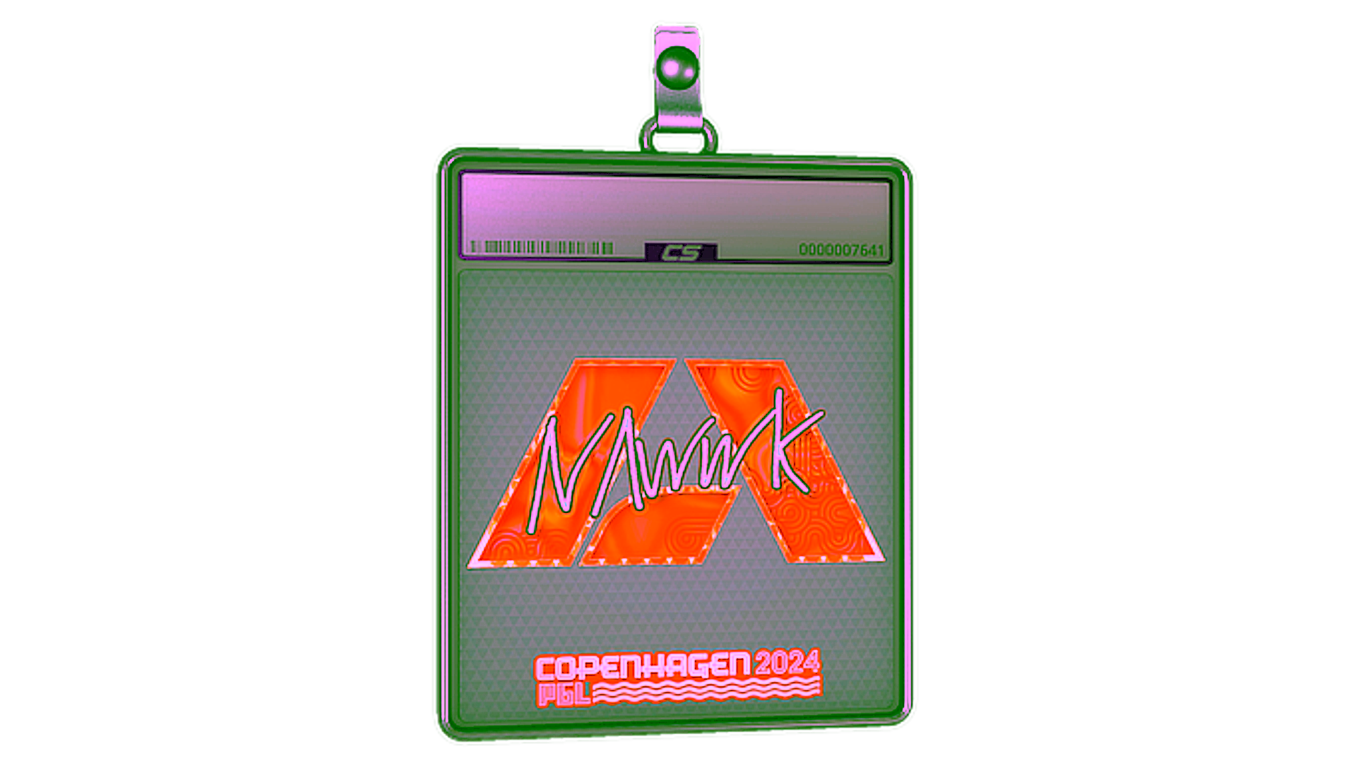 Display for Sticker Slab | nawwk (Holo) | Copenhagen 2024