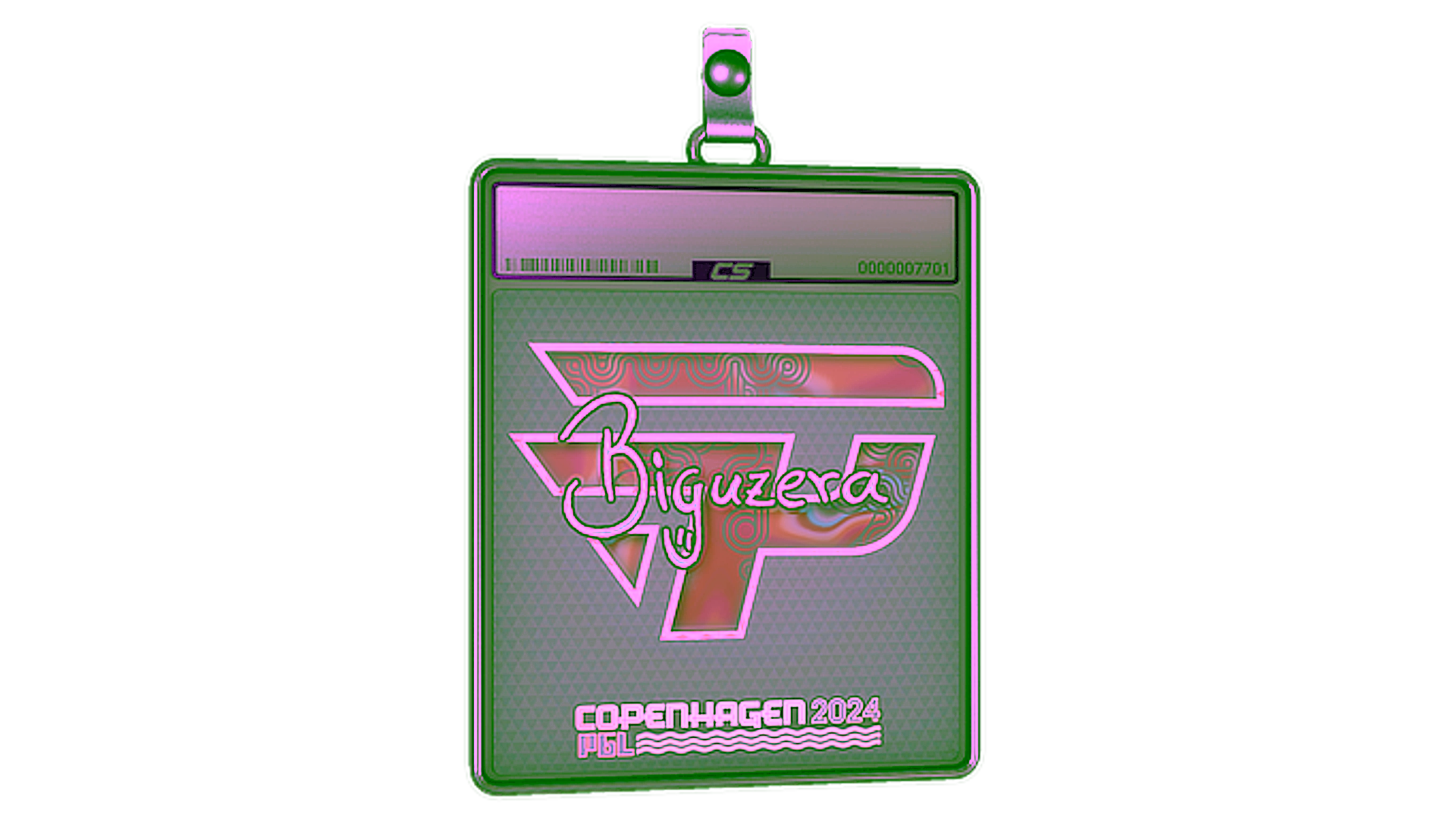 Visar för Sticker Slab | biguzera (Holo) | Copenhagen 2024