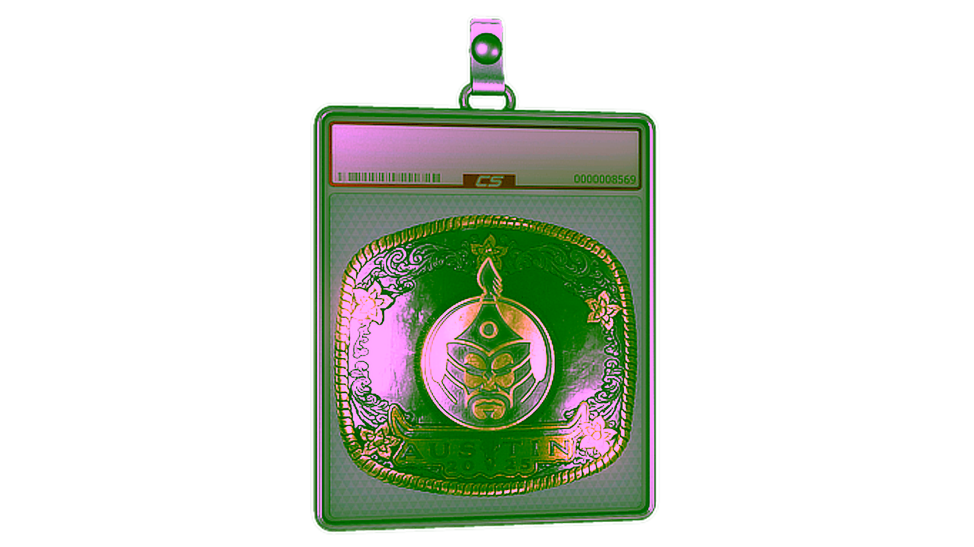 Display for Sticker Slab | The Mongolz (Gold) | Austin 2025