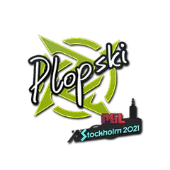 Sticker Plopski Stockholm 2021