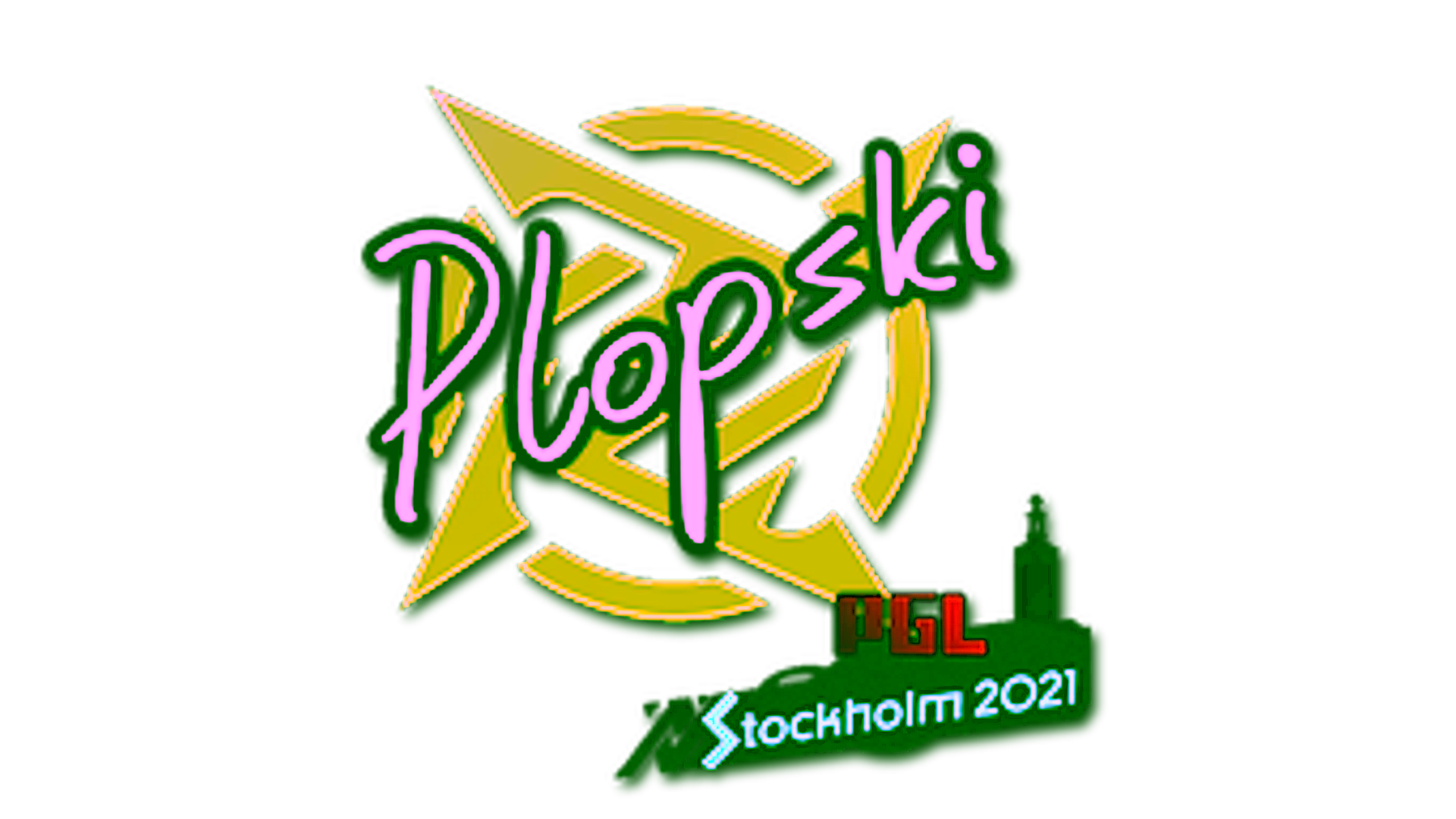Display for Sticker | Plopski | Stockholm 2021