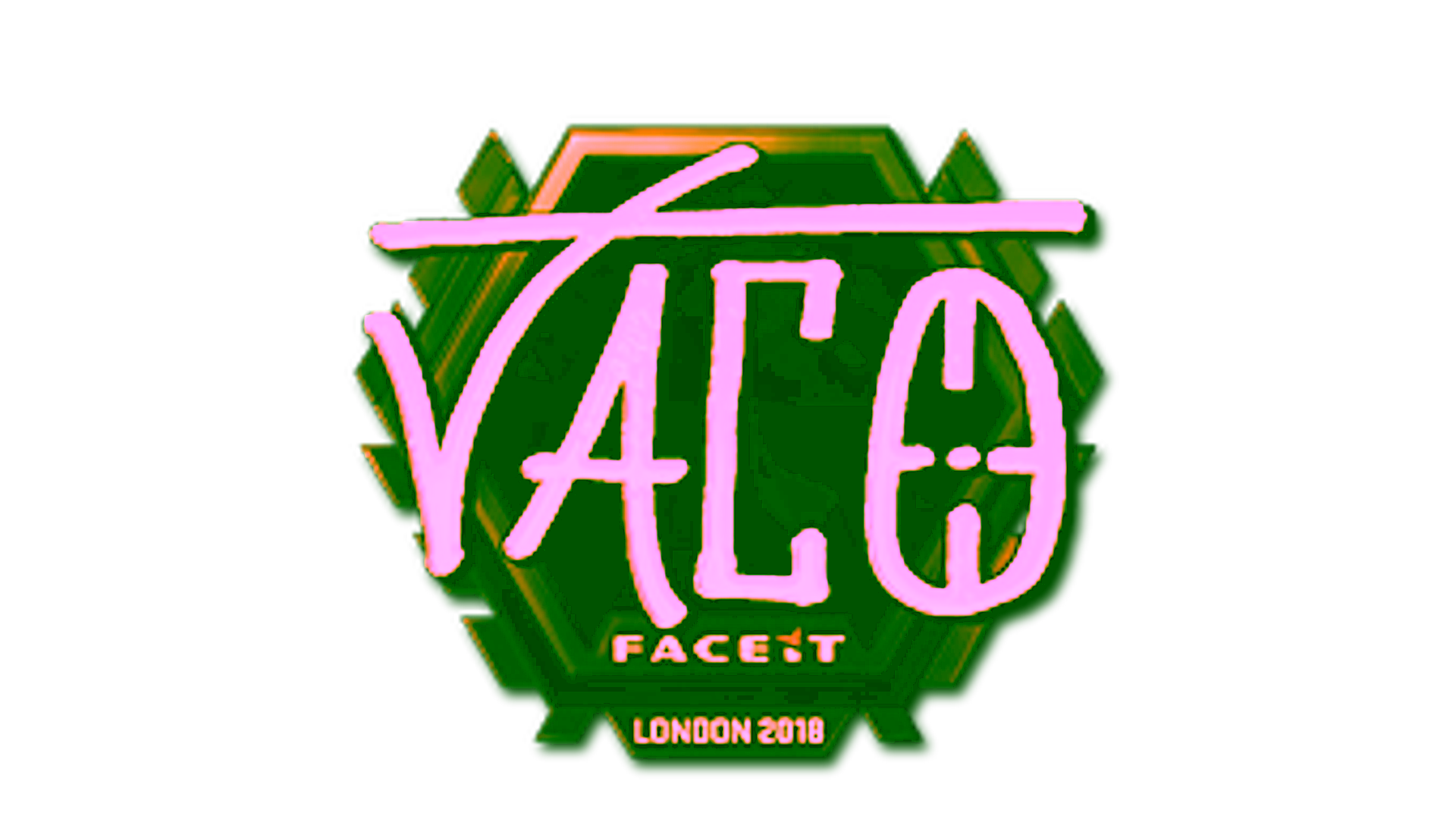 Wyświetl dla Sticker | TACO (Gold) | London 2018