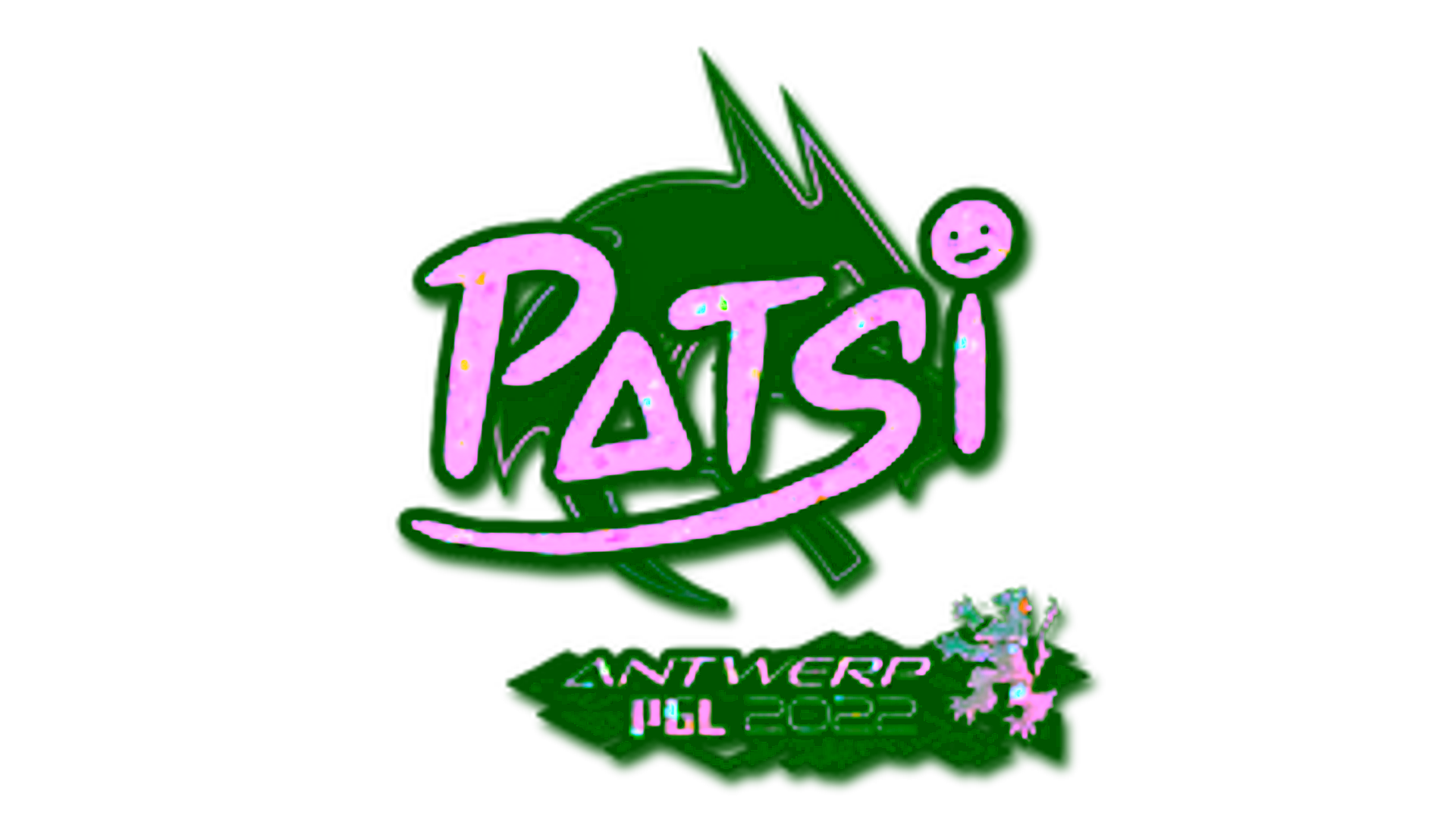 Sticker | Patsi (Glitter) | Antwerp 2022 için görüntü