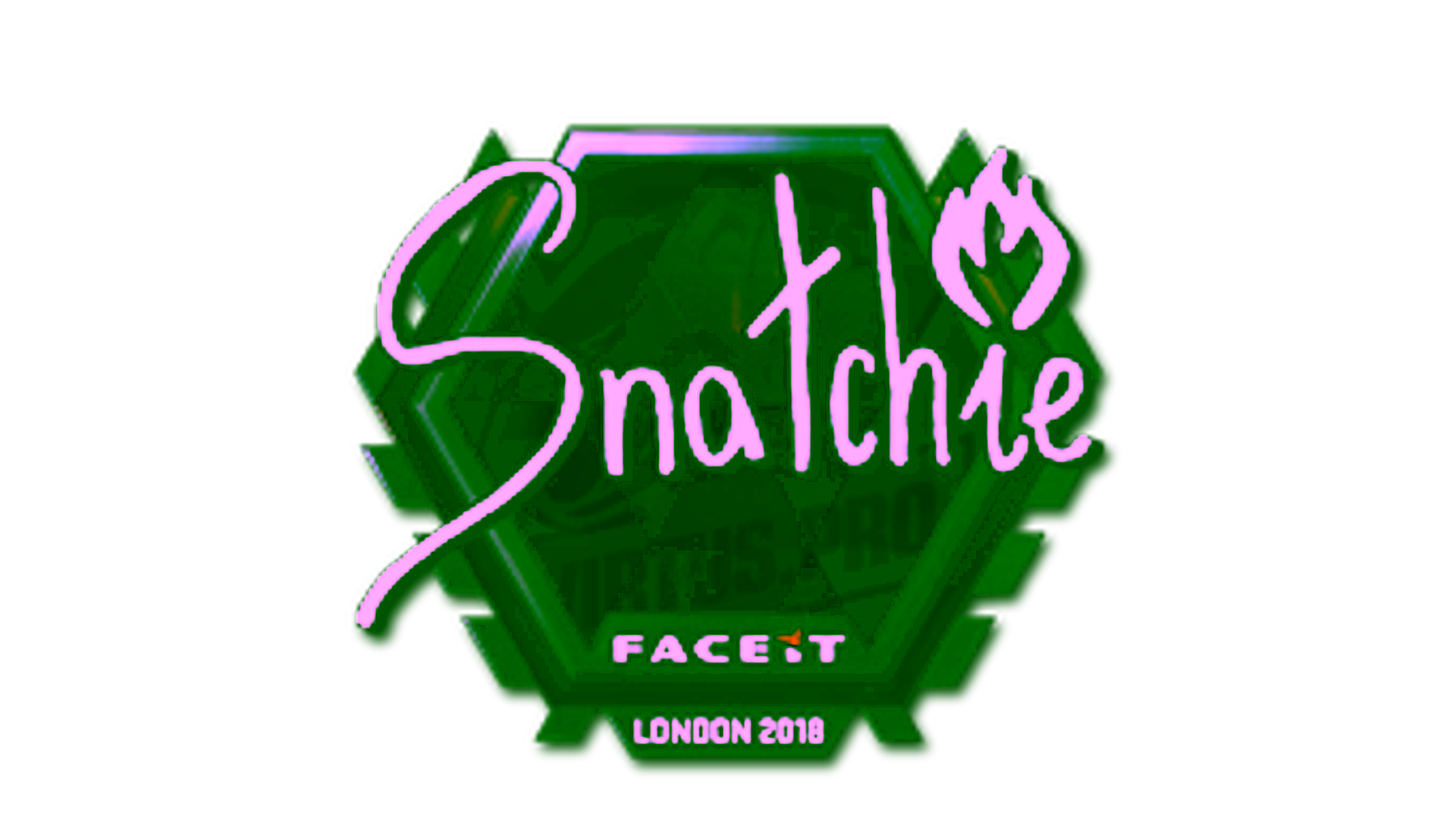 Display for Sticker | snatchie (Foil) | London 2018