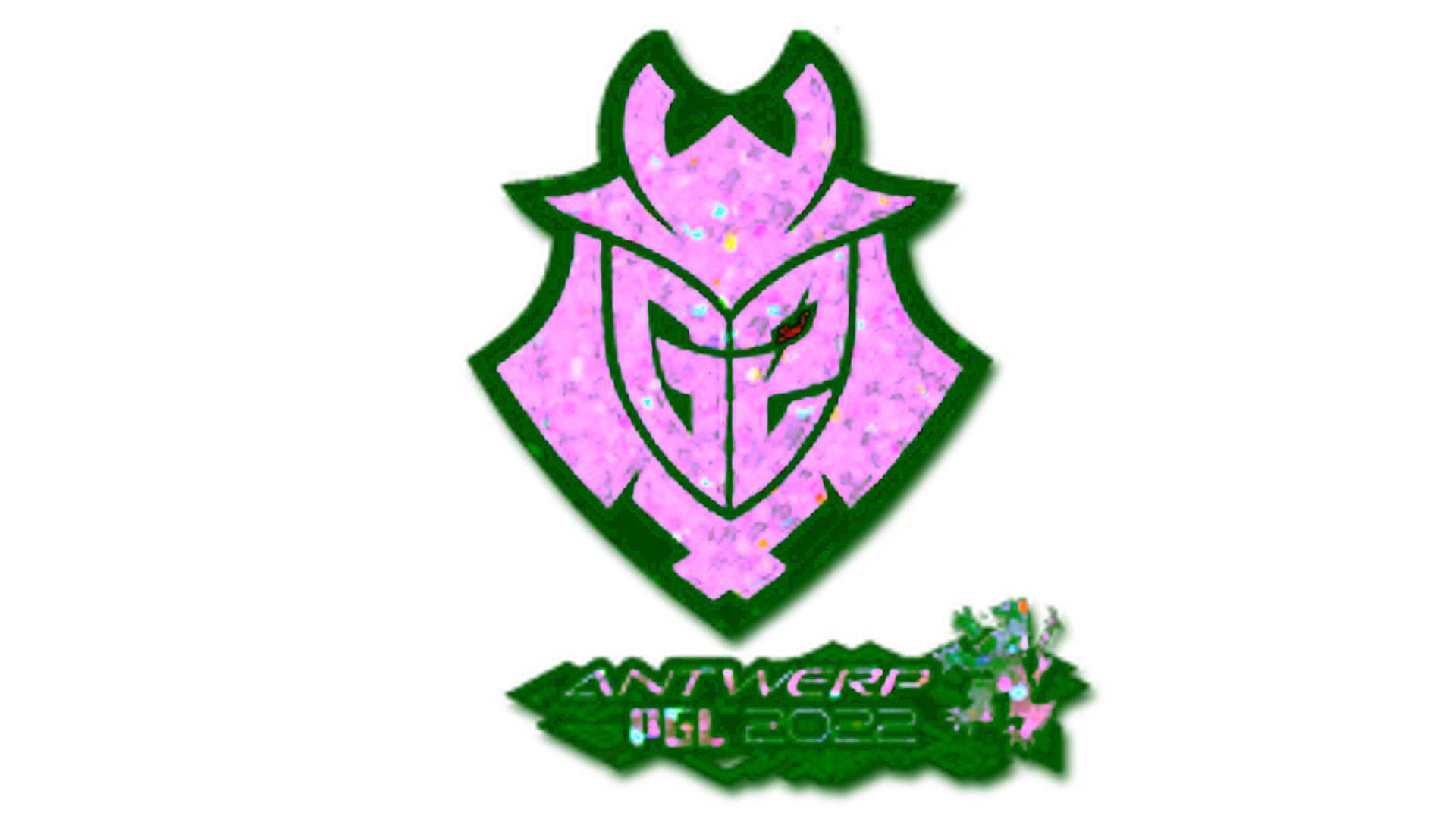 Rodyti Sticker | G2 Esports (Glitter) | Antwerp 2022