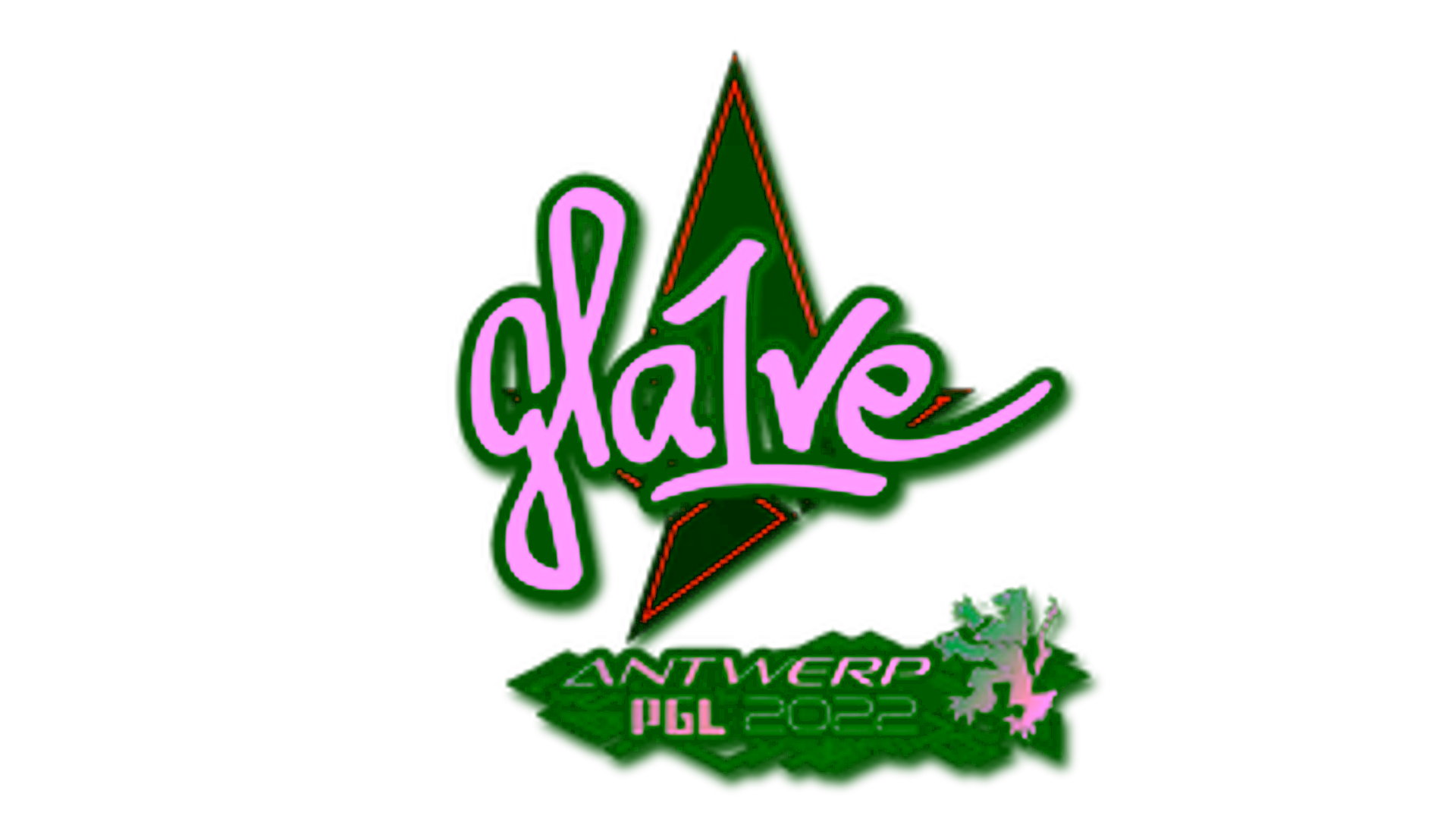 Affichage pour Sticker | gla1ve | Antwerp 2022