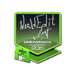 Sticker WorldEdit Cluj-Napoca 2015