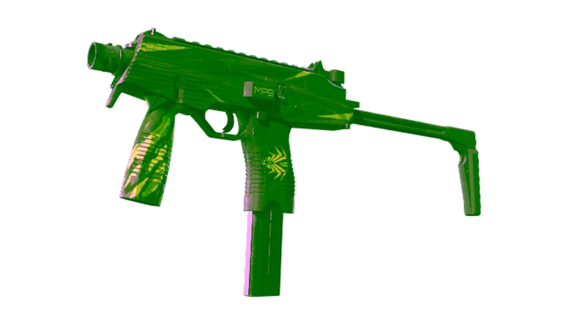 Affichage pour StatTrak™ MP9 | Deadly Poison (Battle-Scarred)