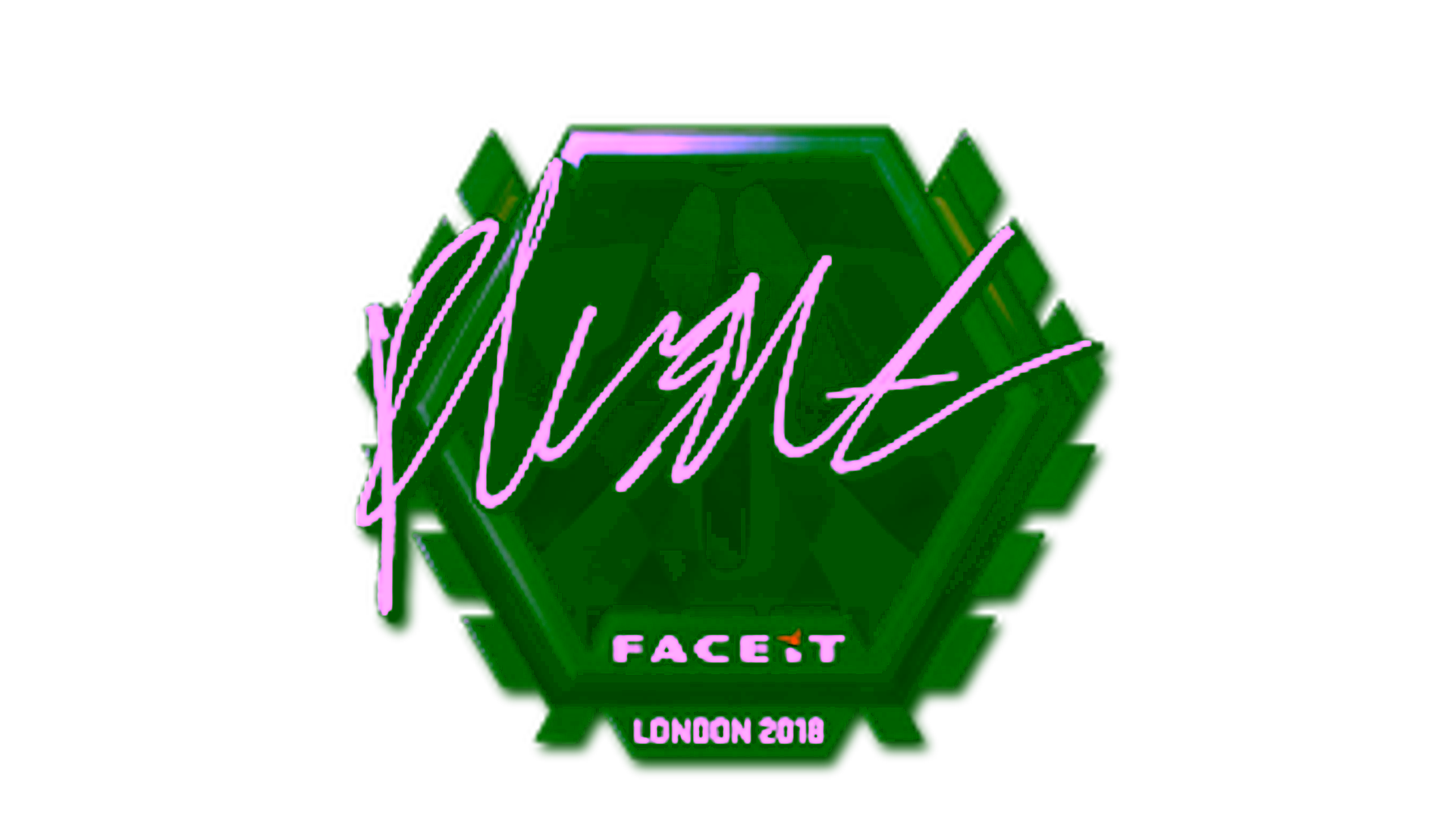 Display for Sticker | flusha (Foil) | London 2018