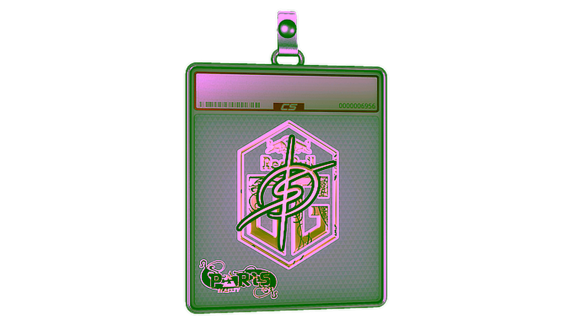 Mostrar para Sticker Slab | degster (Gold) | Paris 2023