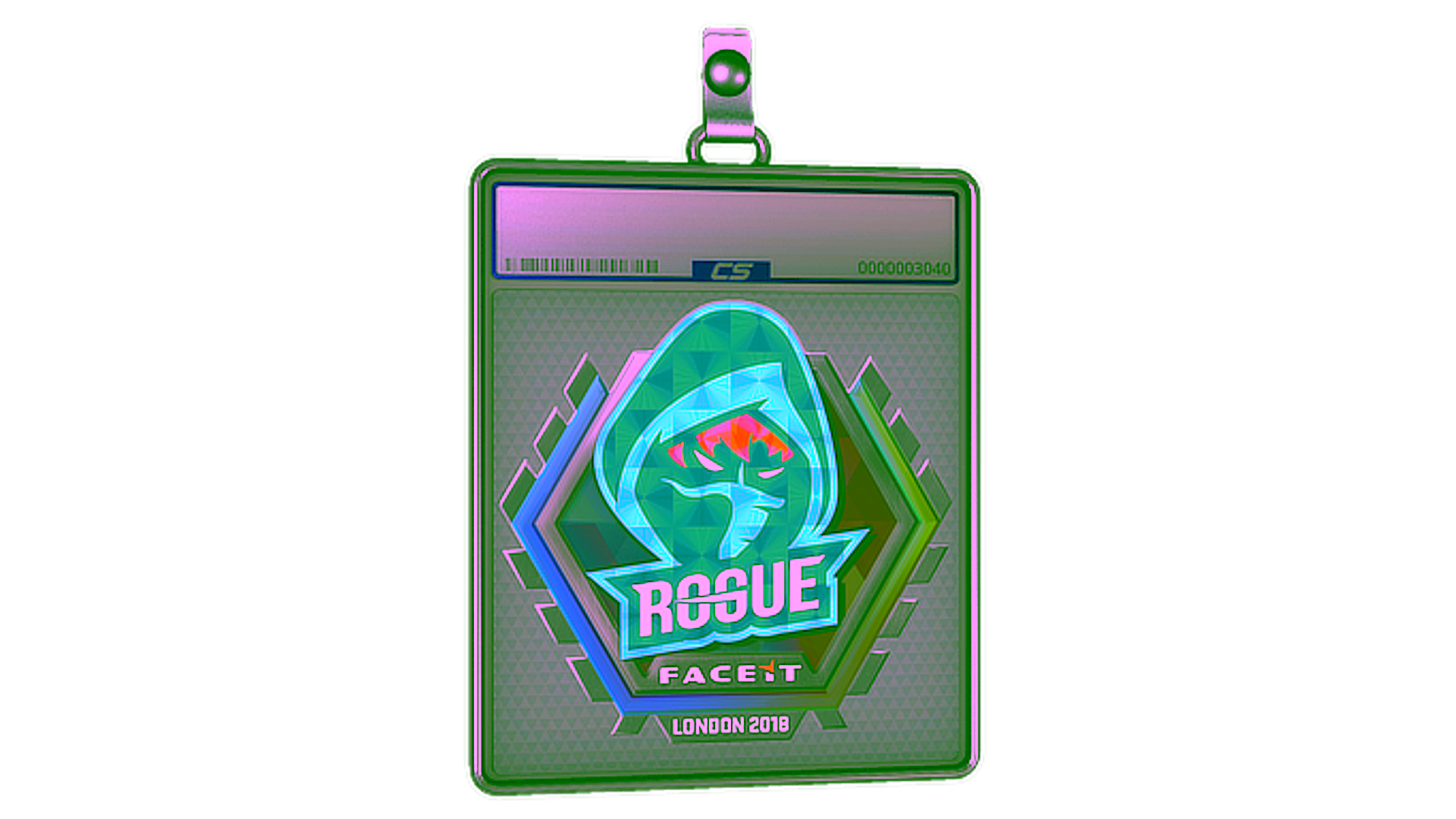 Display for Sticker Slab | Rogue (Holo) | London 2018