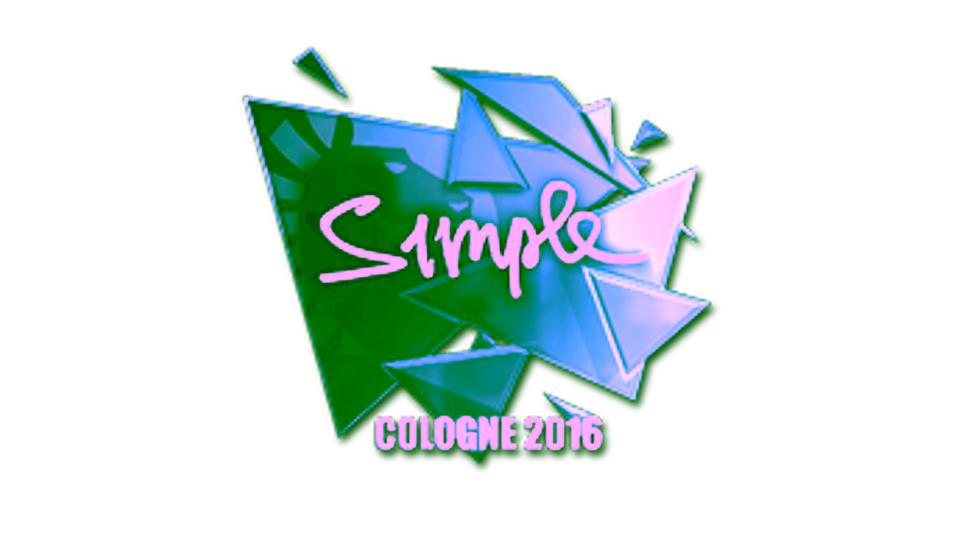 Mostrar para Sticker | s1mple (Foil) | Cologne 2016