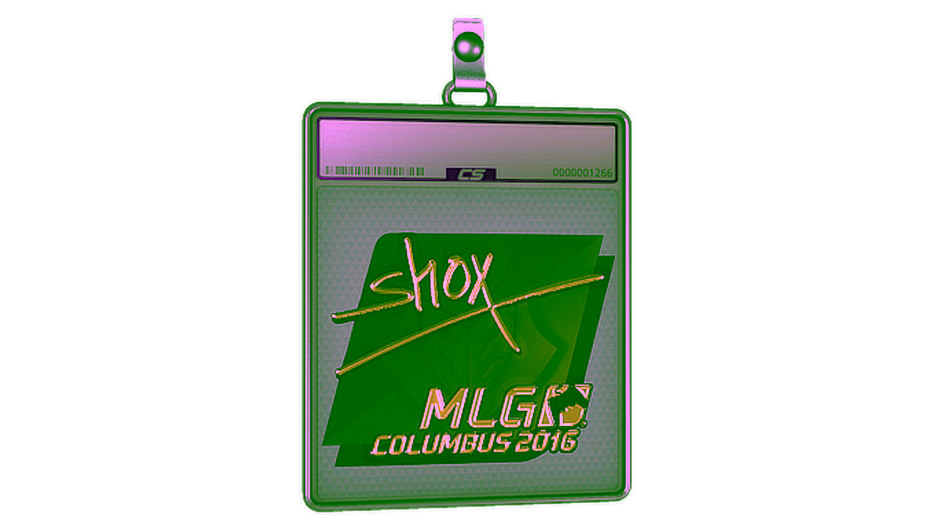 Display for Sticker Slab | shox (Gold) | MLG Columbus 2016