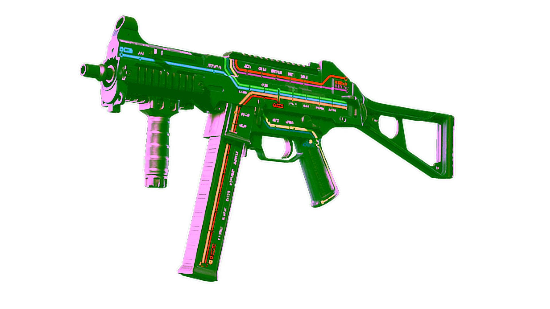 Display for Souvenir UMP-45 | Late Night Transit (Well-Worn)