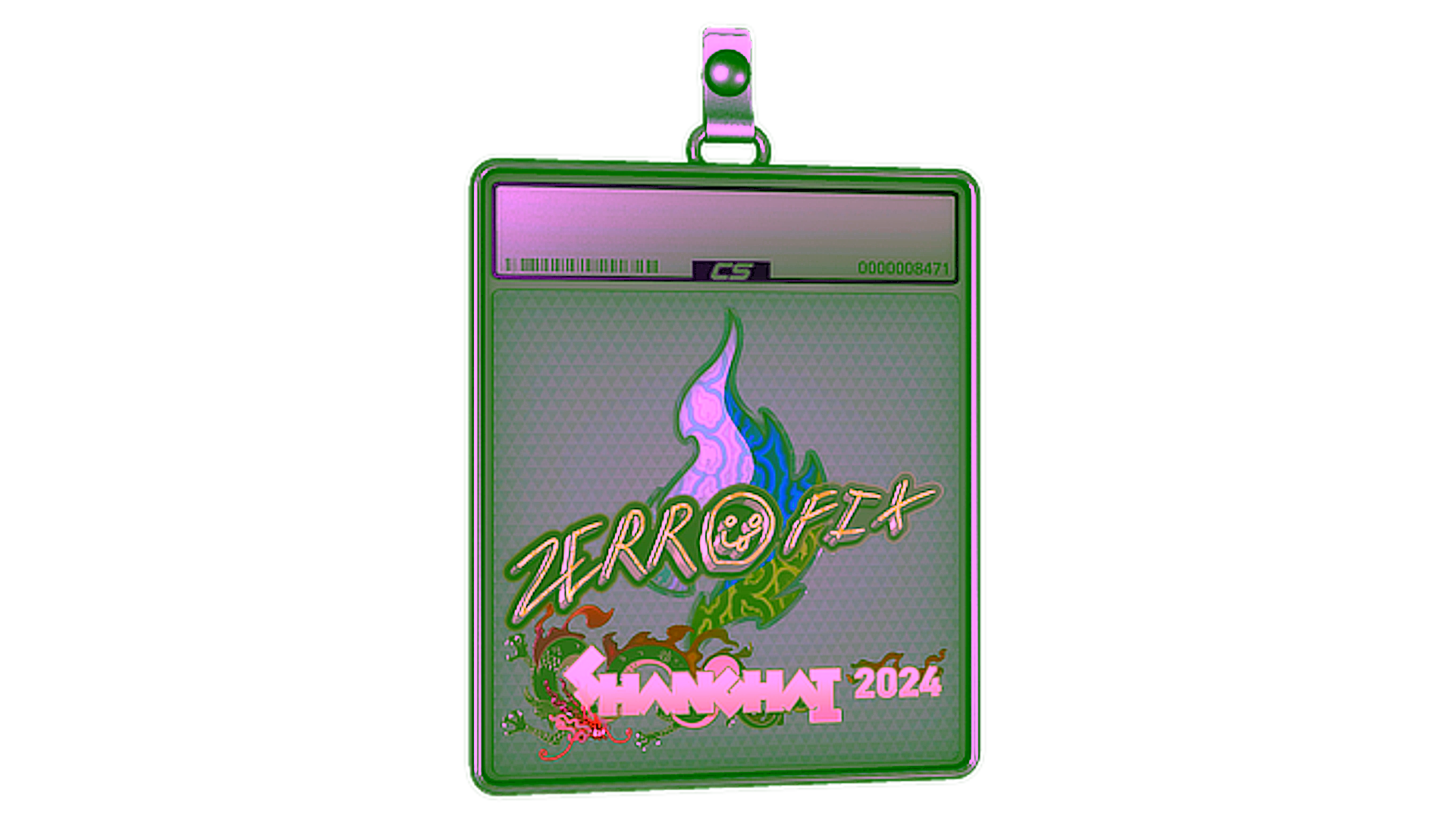 عرض لـ Sticker Slab | zeRRoFIX (Holo) | Shanghai 2024