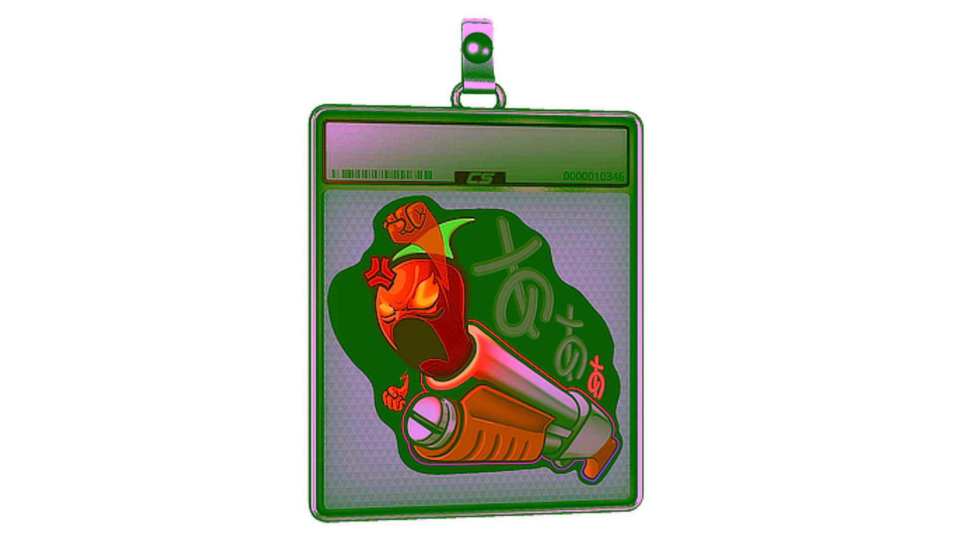 Rodyti Sticker Slab | Pepper Gauge (Lenticular)
