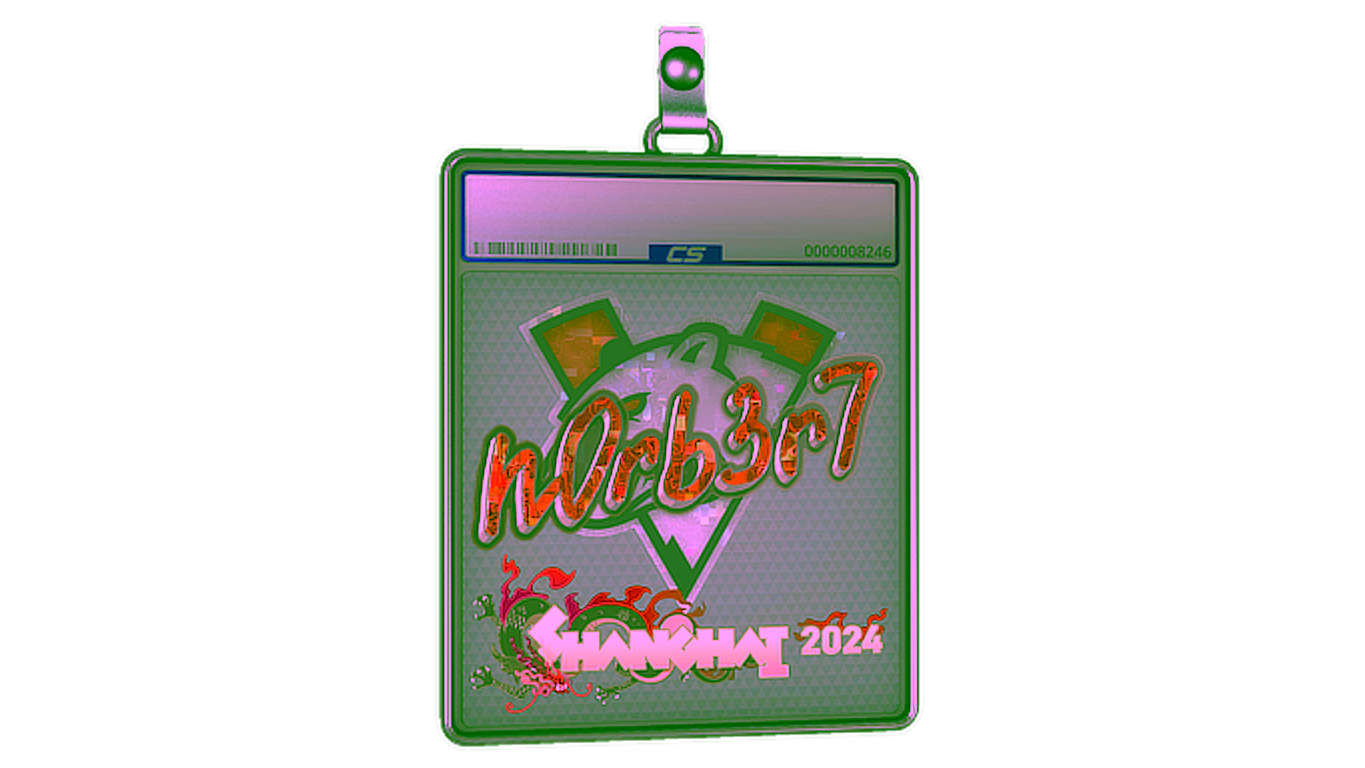 Display for Sticker Slab | n0rb3r7 (Glitter) | Shanghai 2024