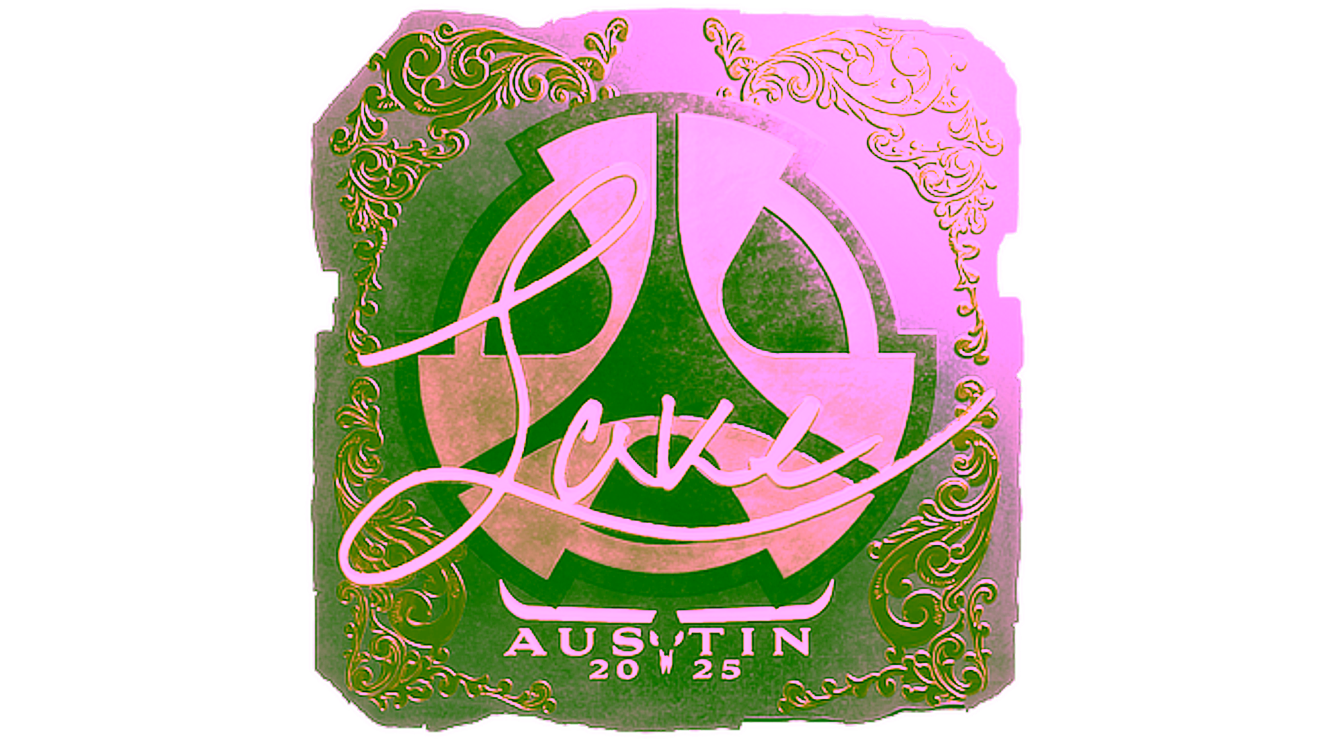 Rodyti Sticker | Lake (Gold) | Austin 2025