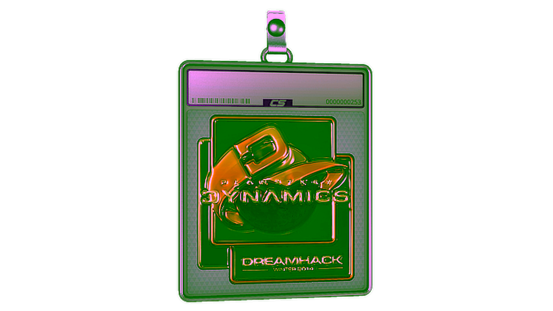 Anzeige für Sticker Slab | Planetkey Dynamics (Gold) | DreamHack 2014