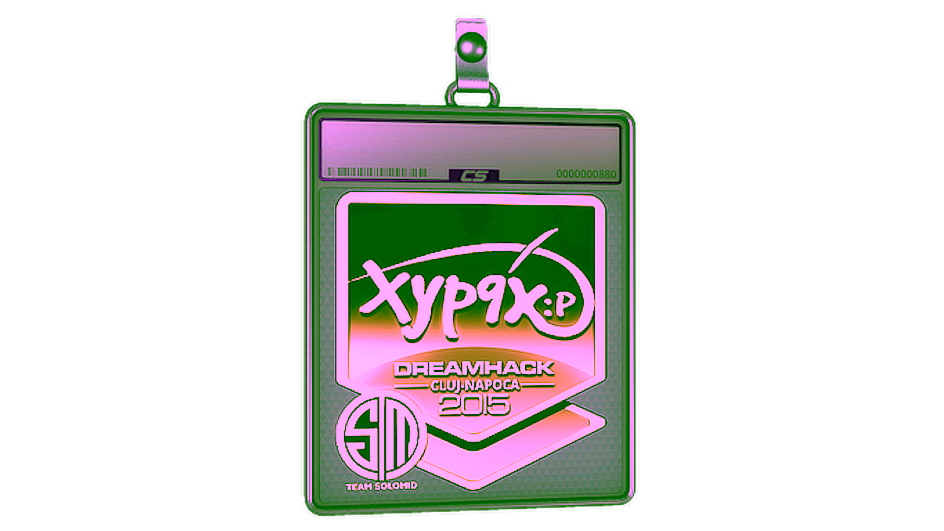Display for Sticker Slab | Xyp9x (Gold) | Cluj-Napoca 2015