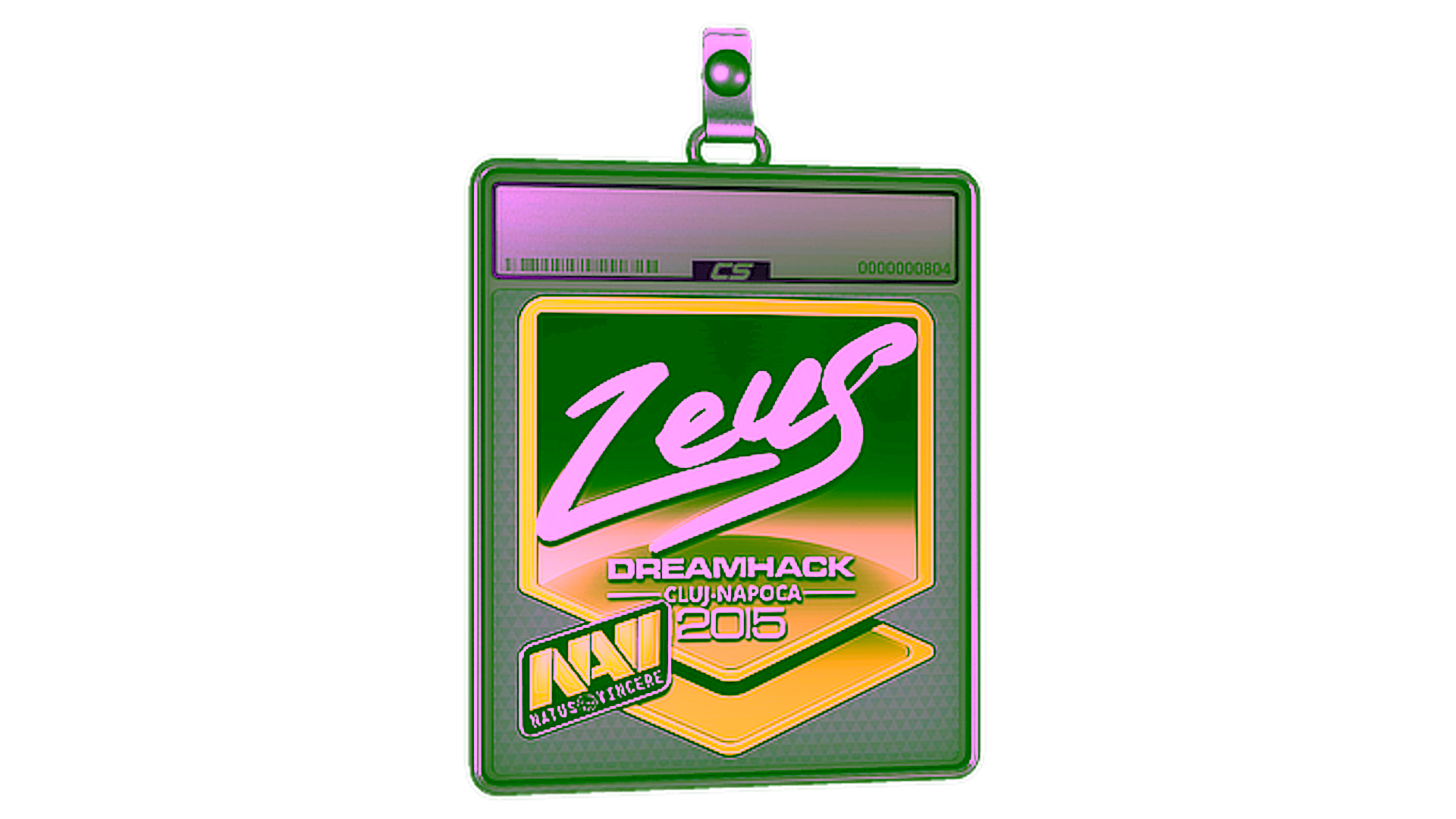 Visar för Sticker Slab | Zeus (Foil) | Cluj-Napoca 2015