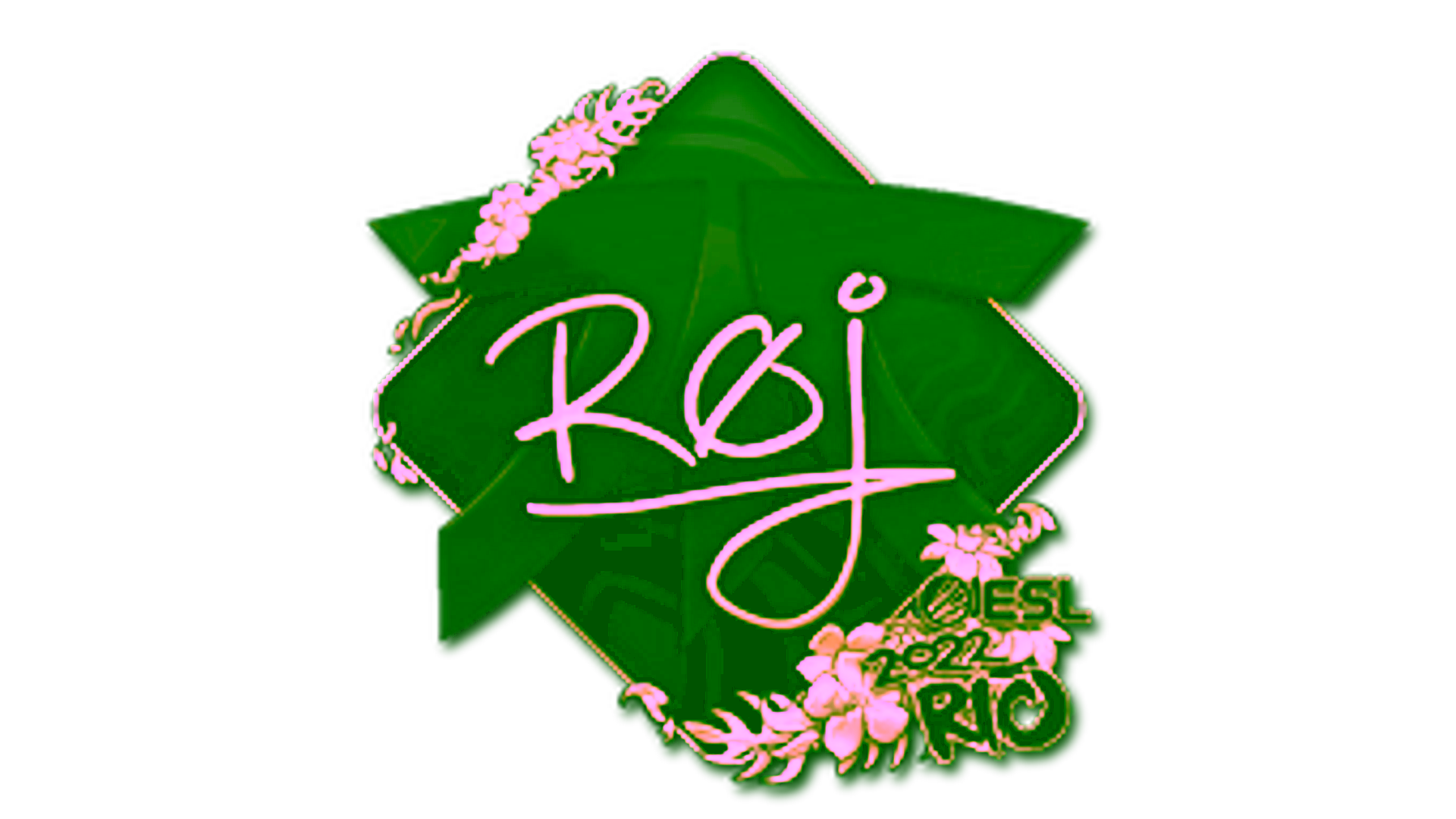 Visar för Sticker | roeJ (Gold) | Rio 2022