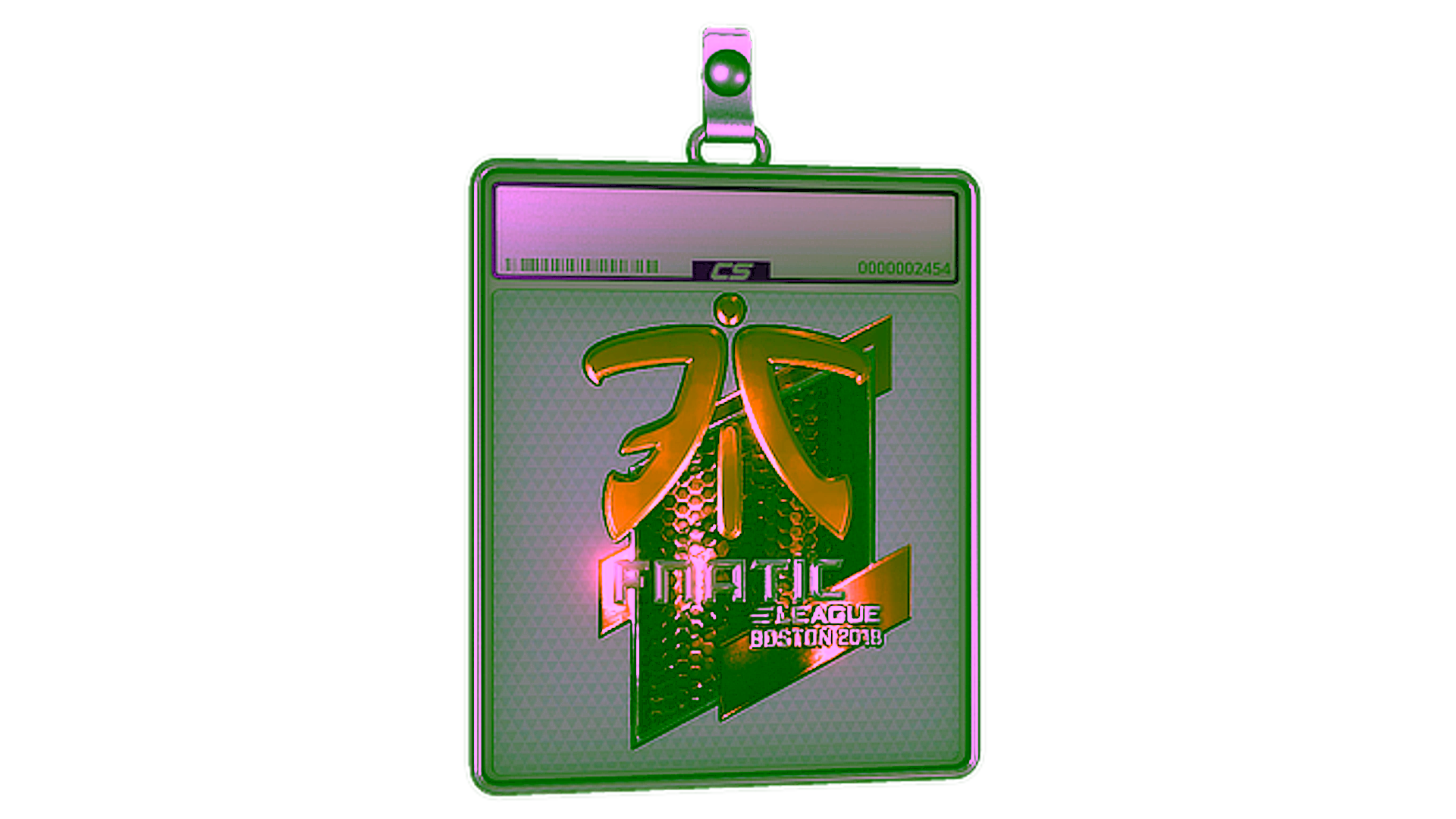 Display for Sticker Slab | Fnatic (Foil) | Boston 2018