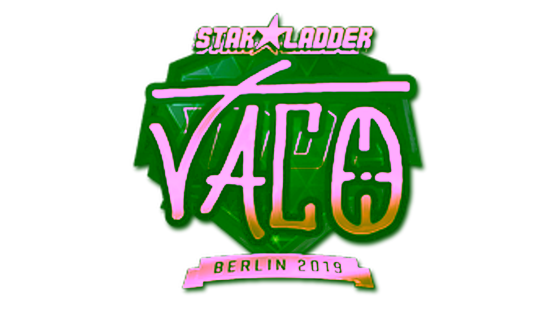 Anzeige für Sticker | TACO (Gold) | Berlin 2019