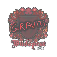 Sticker Graviti Budapest 2025
