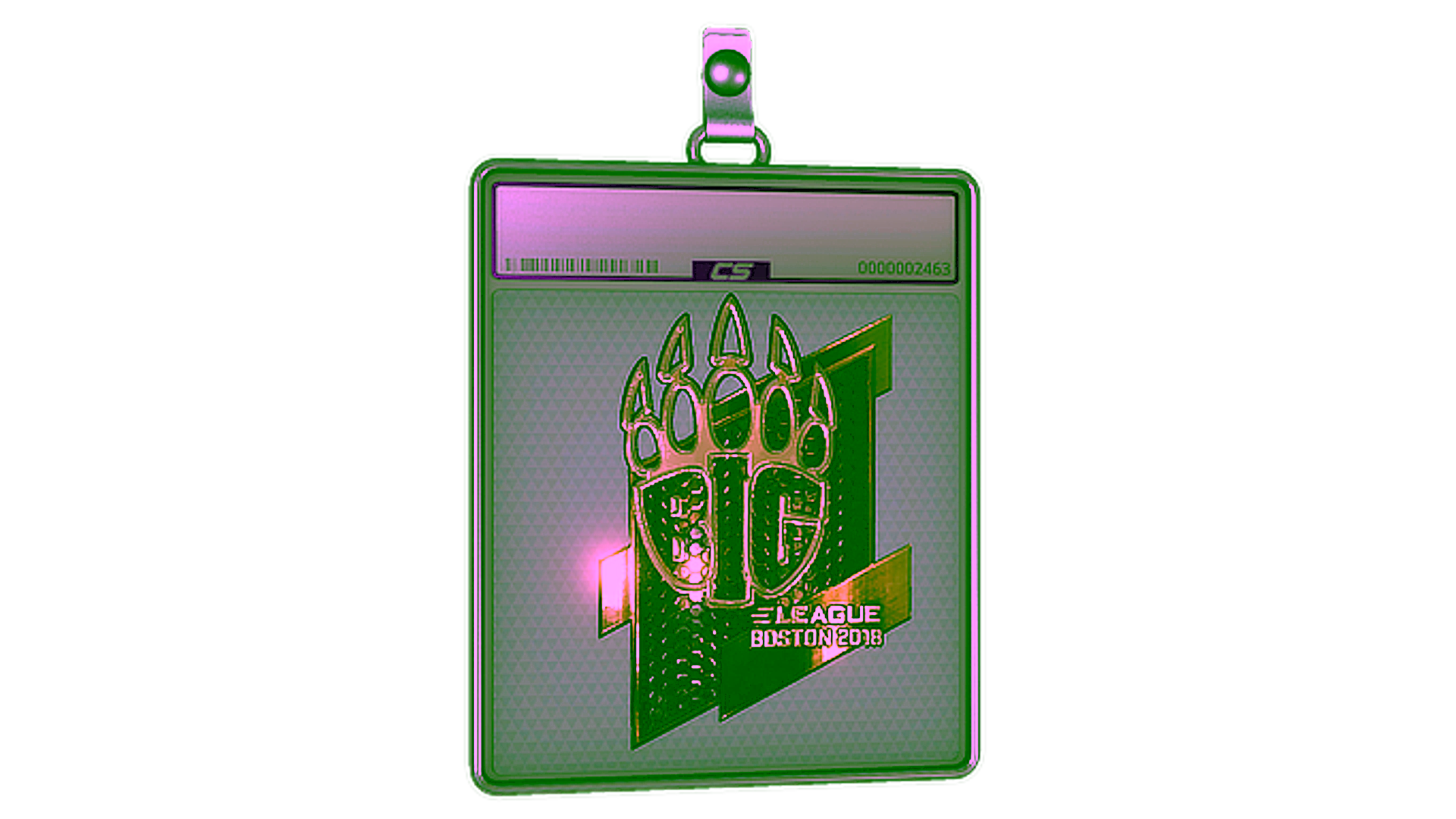 Display for Sticker Slab | BIG (Gold) | Boston 2018