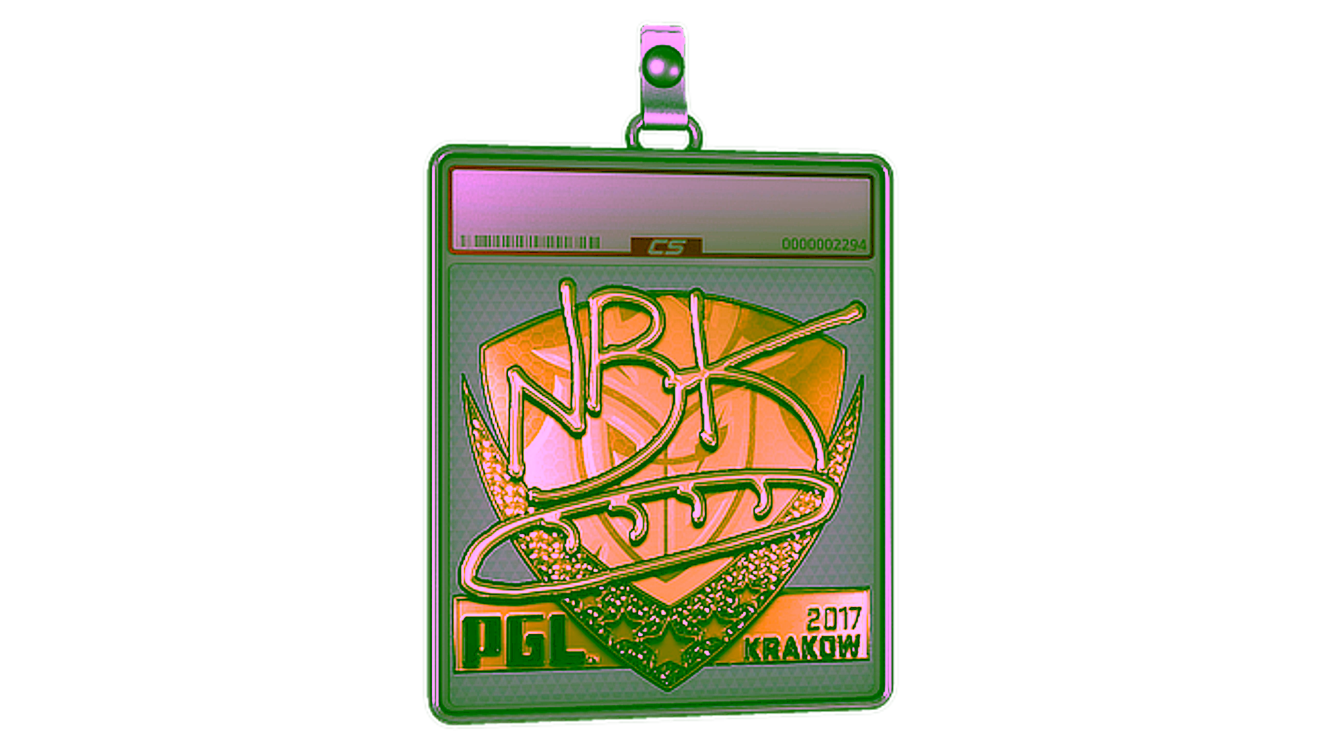 Visar för Sticker Slab | NBK- (Gold) | Krakow 2017
