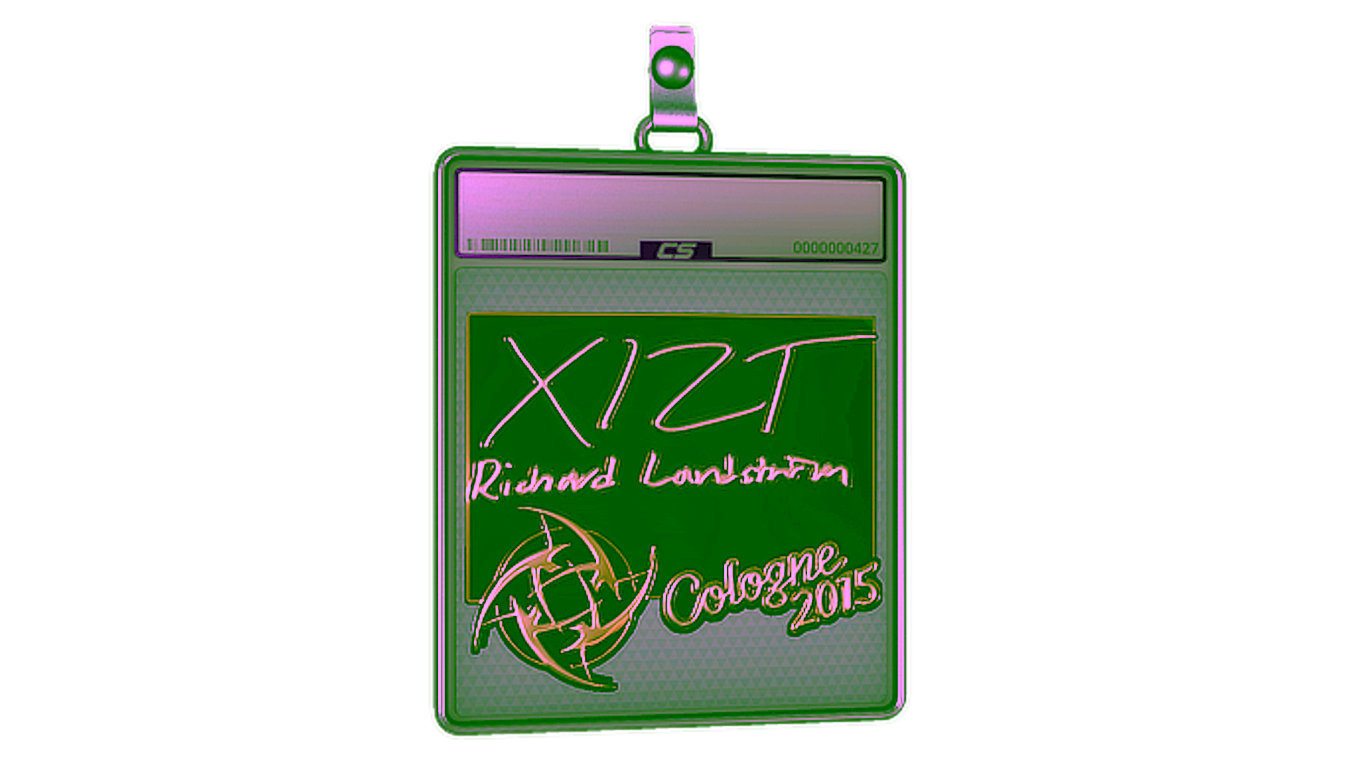 Visar för Sticker Slab | Xizt (Gold) | Cologne 2015